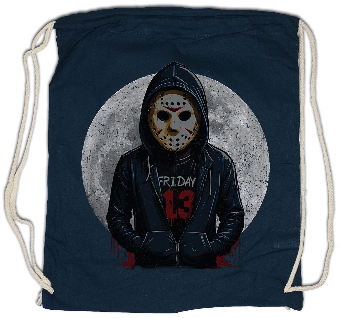 Urban Backwoods Turnbeutel Jason Moon Turnbeutel 13th Freitag Machete 13 Friday Jason Hockey (1-tlg), Horror 13th Camp Bat