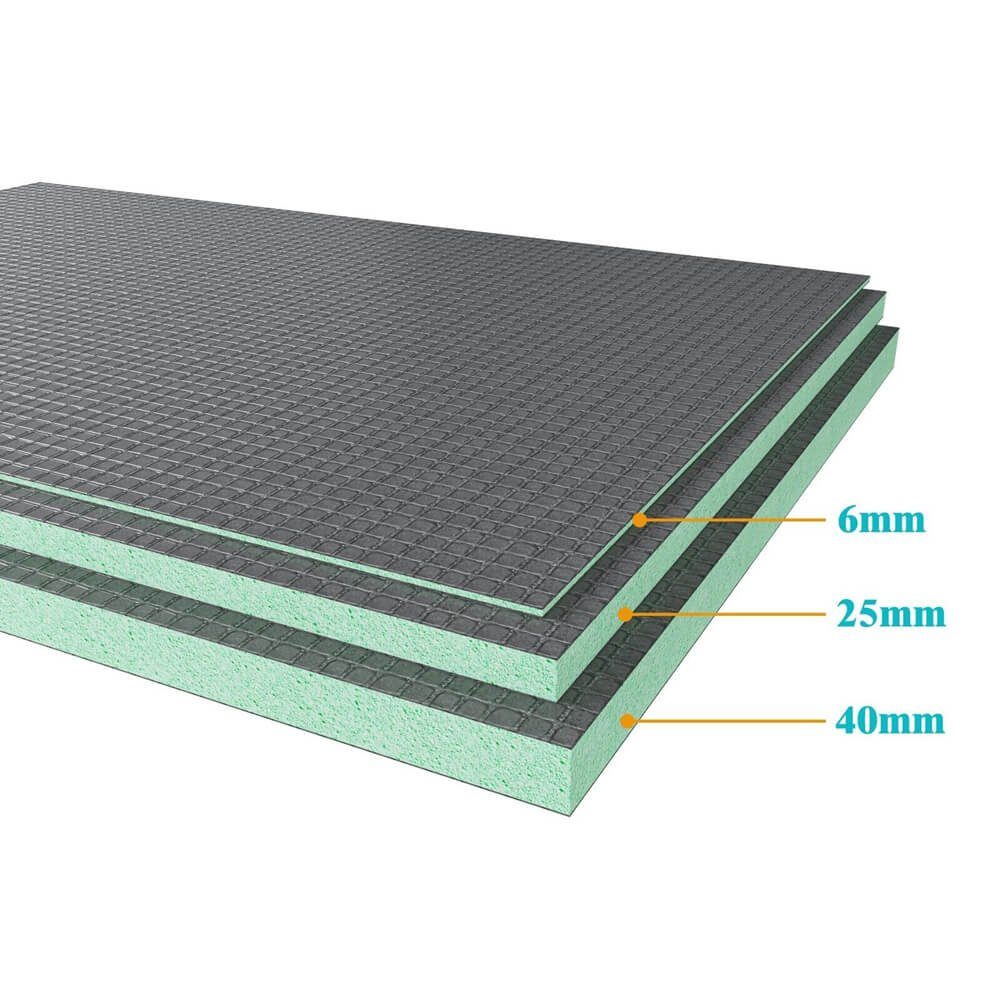 duschspa Leichtbeton-Bauplatte XPS Bauplatte Fliesenbackerplatten Putzträgerplatte Ausgleichsplatte, (Set, 4-St)