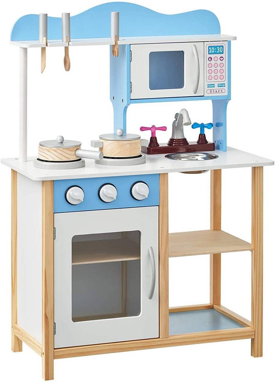 Woltu Spielküche, Kinderküche Spielküche aus Holz mit 5 Küchensets online  kaufen | OTTO