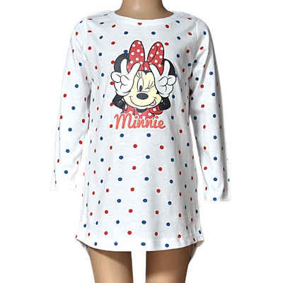 Disney Minnie Mouse Shirtkleid »Minnie Maus« Langarmkleid Gr. 98-128 cm