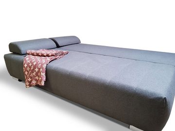 Moebel-Eins Schlafsofa AMIR Schlafsofa mit Bettkasten, Stoffbezug, AMIR Schlafsofa mit Bettkasten, Stoffbezug