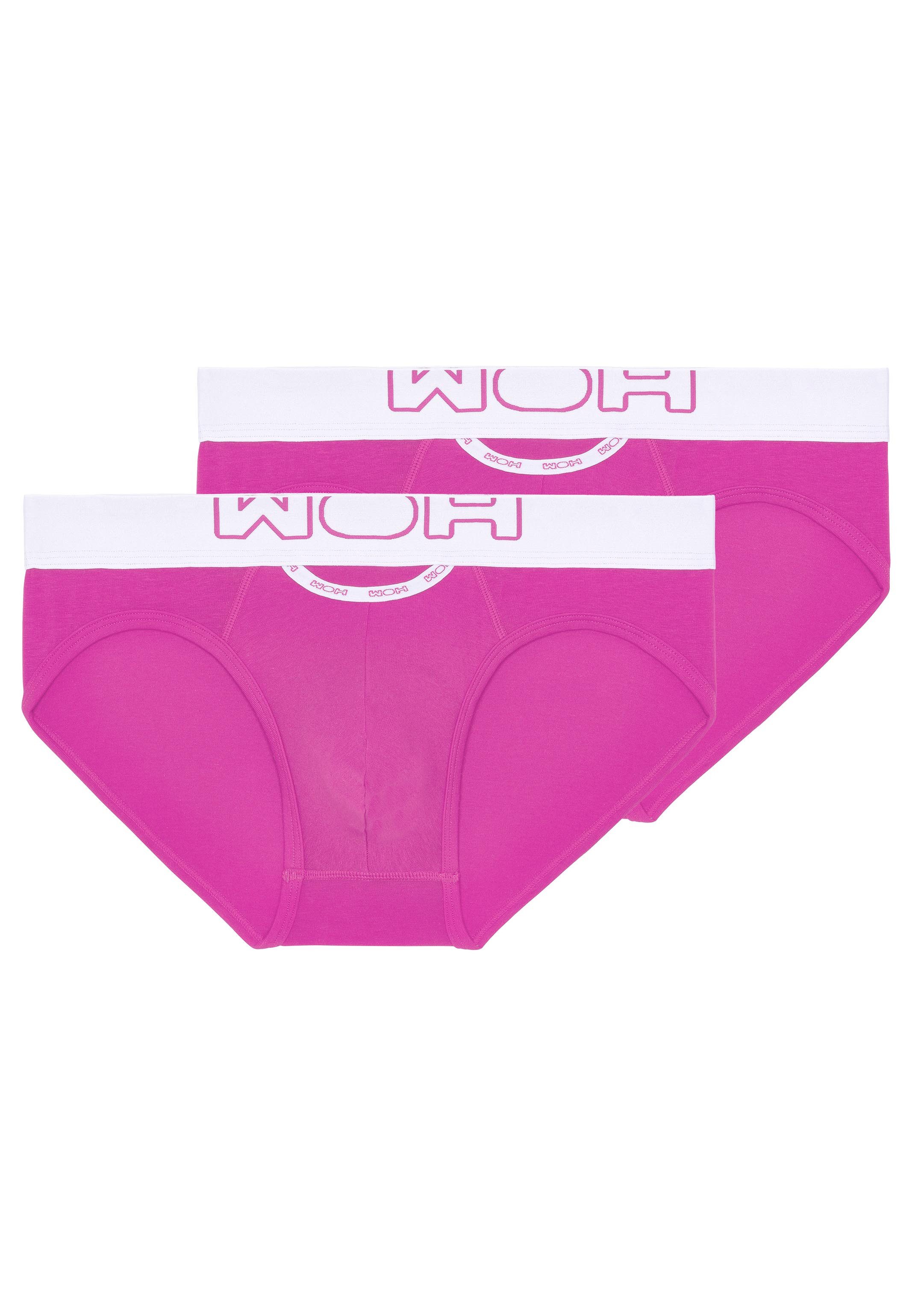 WOH Slip 2er Pack Sexy Fun (Spar-Set, 2-St) Mini Slip / Unterhose - Baumwolle - mit Eingriff - Atmungsaktiv