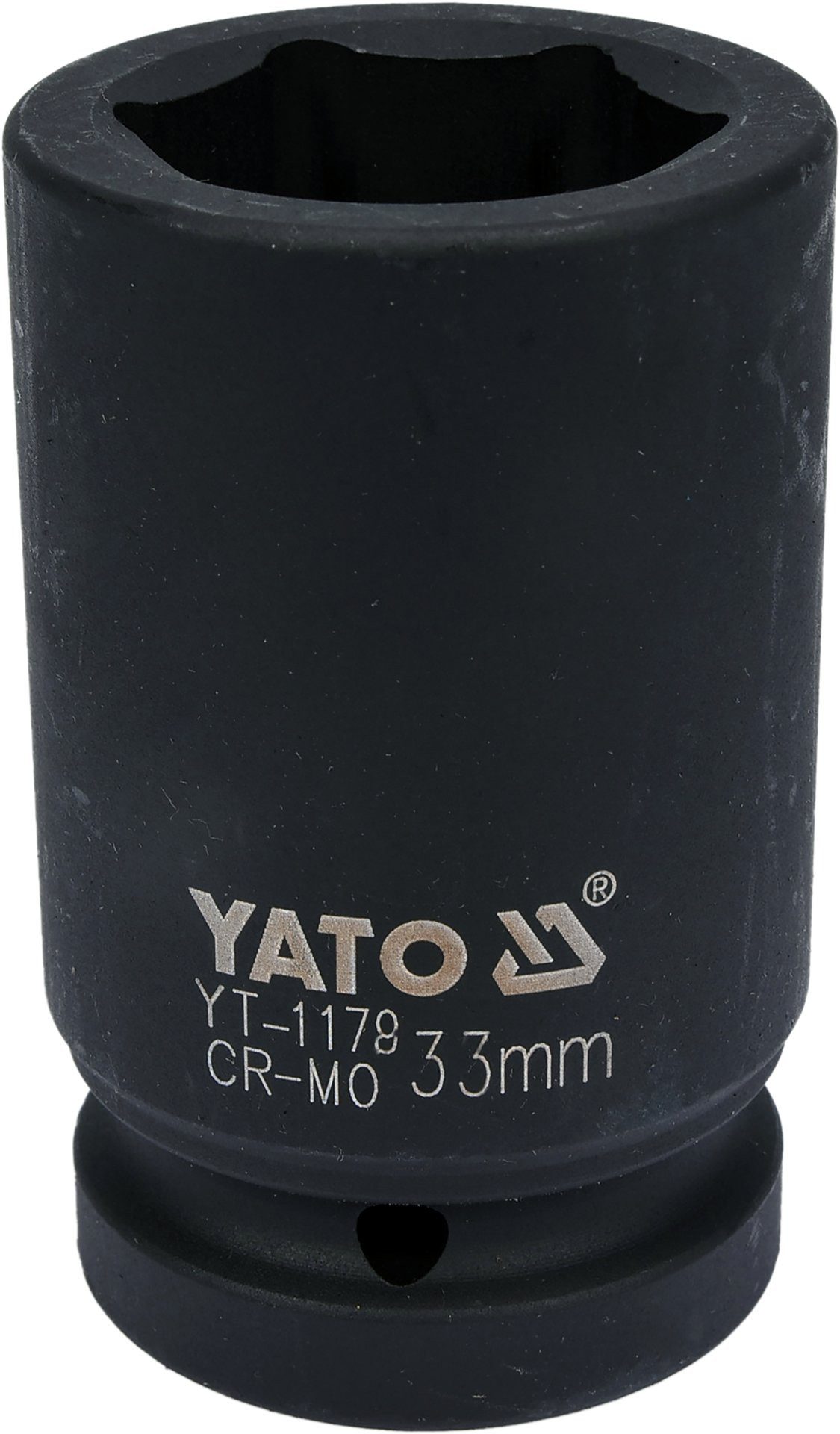 Yato Stecknuss Nasadka udarowa 1"x33mm długa, Lange Schlag-Stecknuss 1 Zoll x 33 mm, Lange Schlag-Stecknuss 1 Zoll x 33 mm