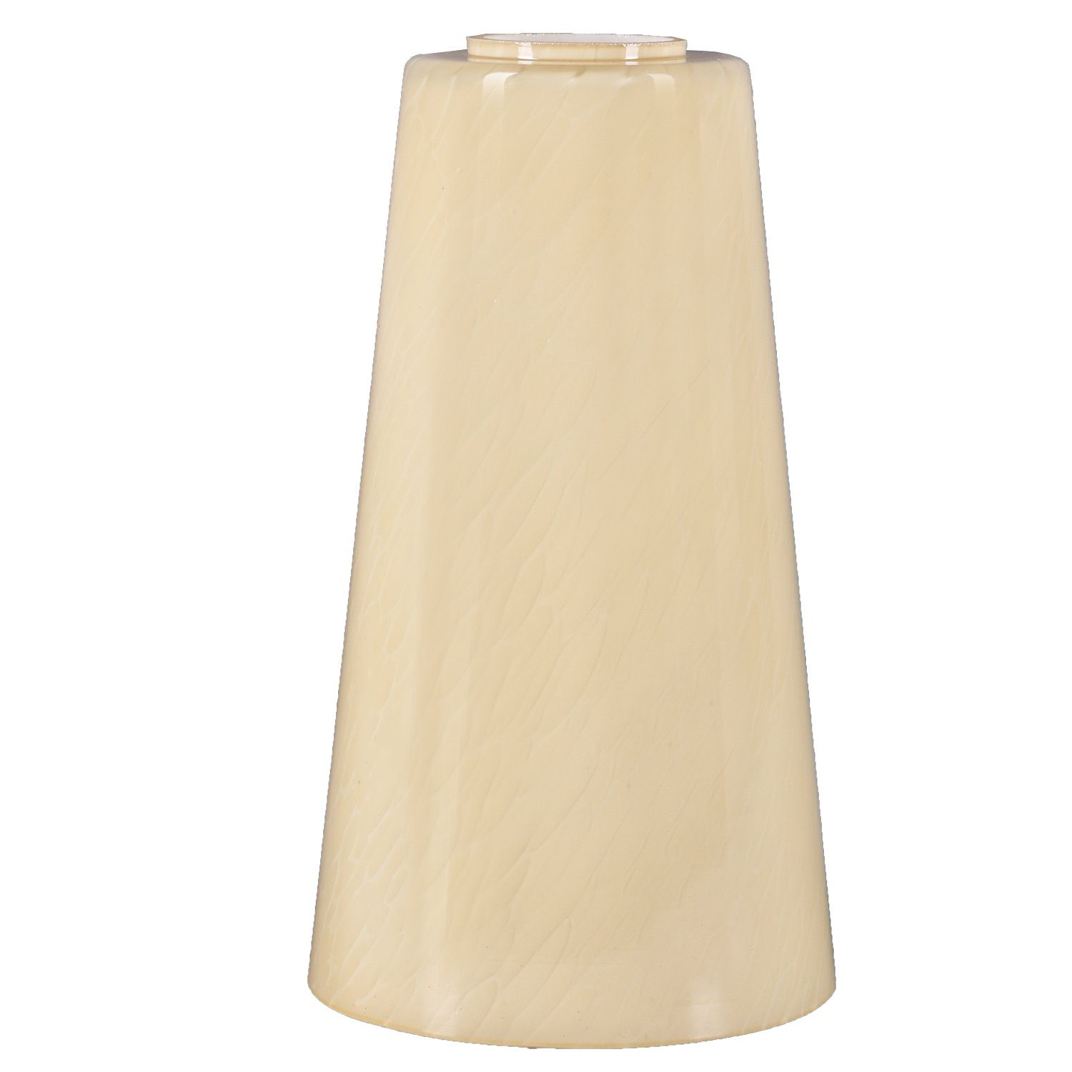 Home4Living Lampenschirm Lampenglas Ersatzglas Beige mit Marmorierung Ø 120mm E27, marmoriertes Glas