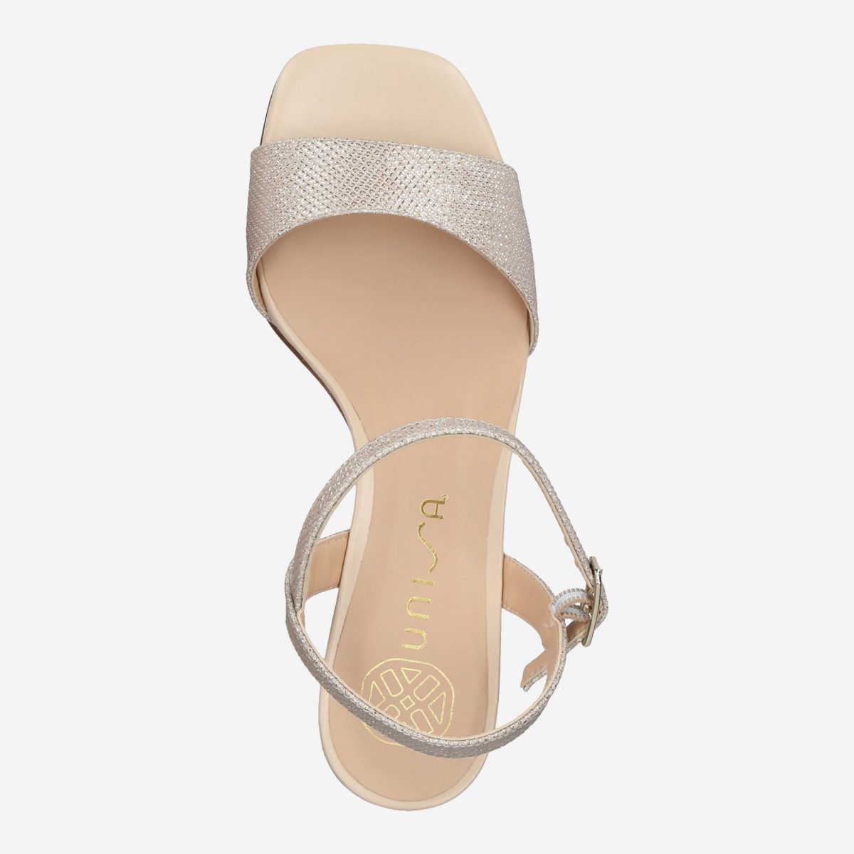 Unisa Unisa MORATY_EV PLATINO, Sandaletten, Gold, Damen Sandalette