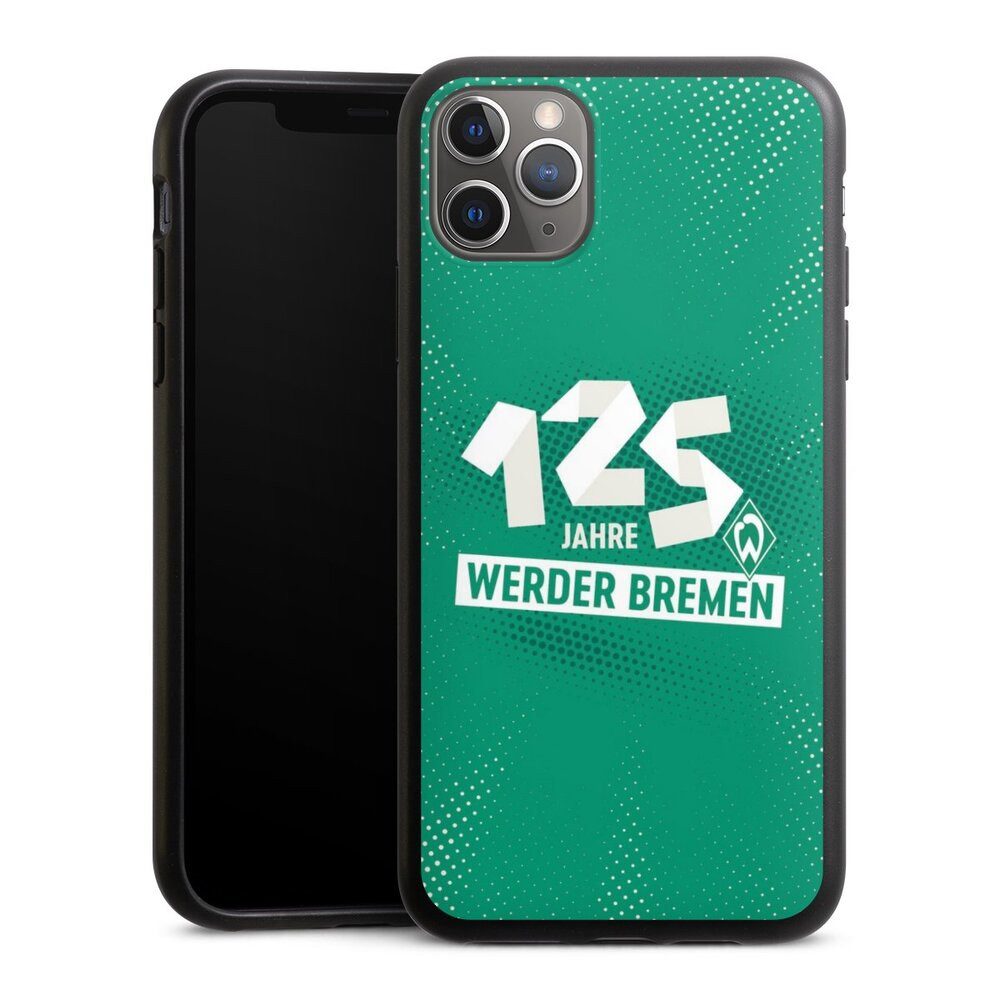DeinDesign Handyhülle 125 Jahre Werder Bremen Offizielles Lizenzprodukt, Apple iPhone 11 Pro Max Organic Case Bio Hülle Nachhaltige Handyhülle