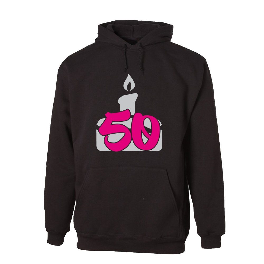 G-graphics Hoodie 50 – Geburtstagstorte Unisex zum 50 ten Geburtstag mit trendigem Frontprint