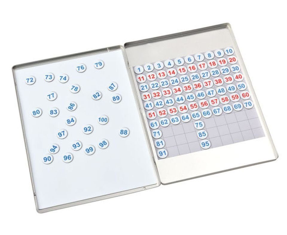 Betzold Lernspielzeug 100er-Rechenbox – Lernspiel Mathematik Grundschule Rechnen