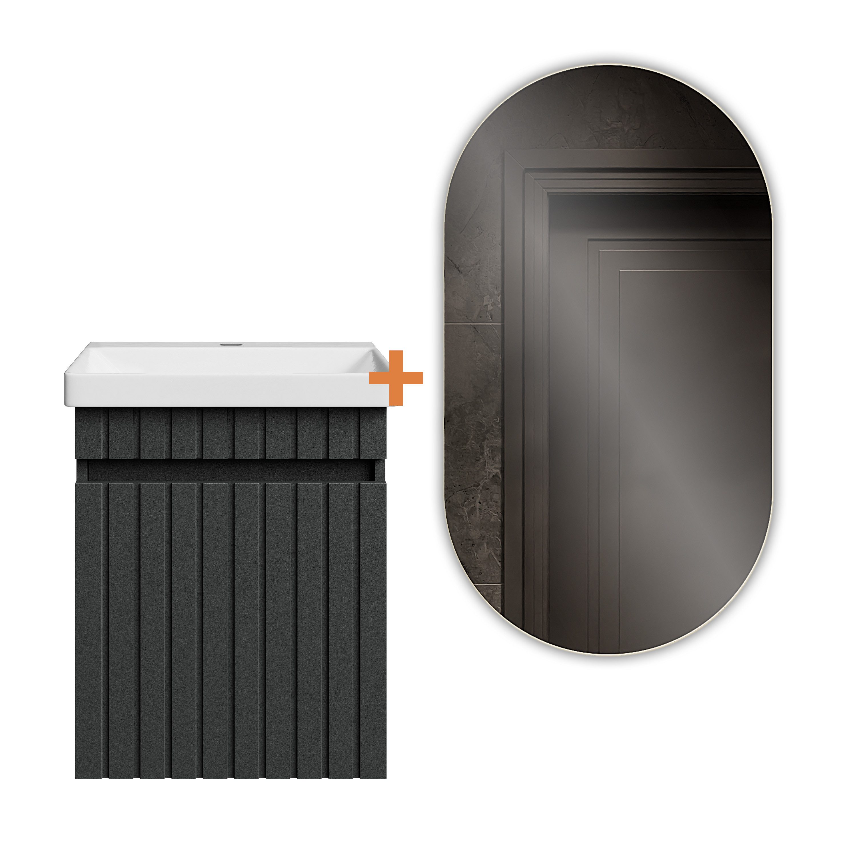 Planetmöbel Badmöbel-Set Cosmia, (Waschbecken mit Unterschrank, günstig online kaufen