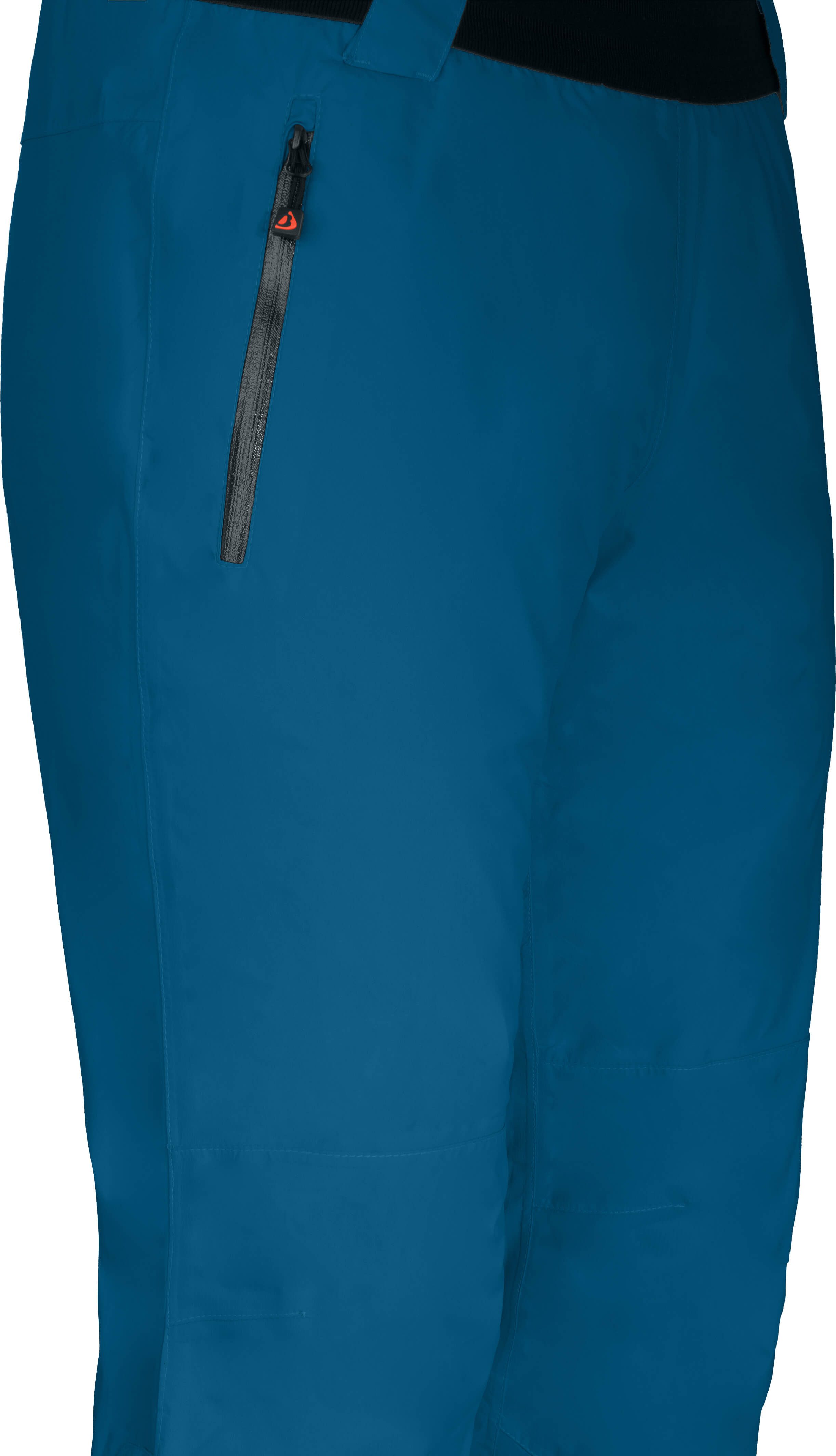 Bergson Regenhose VARKAUS Thermo Herren (Über) Regenhose, leicht wattiert, 12000 mm Wassersäule, Lang