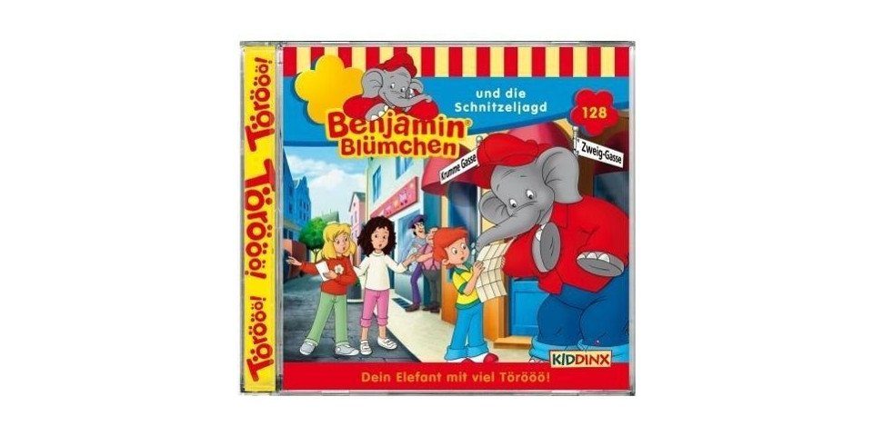 Hörspiel-CD Benjamin Blümchen 128 - und die Schitzeljagd