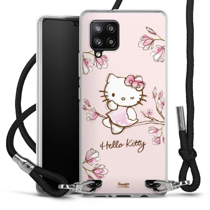 DeinDesign Handyhülle Hello Kitty Fanartikel Hanami Hello Kitty - Magnolia Samsung Galaxy A42 5G Handykette Hülle mit Band Case zum Umhängen
