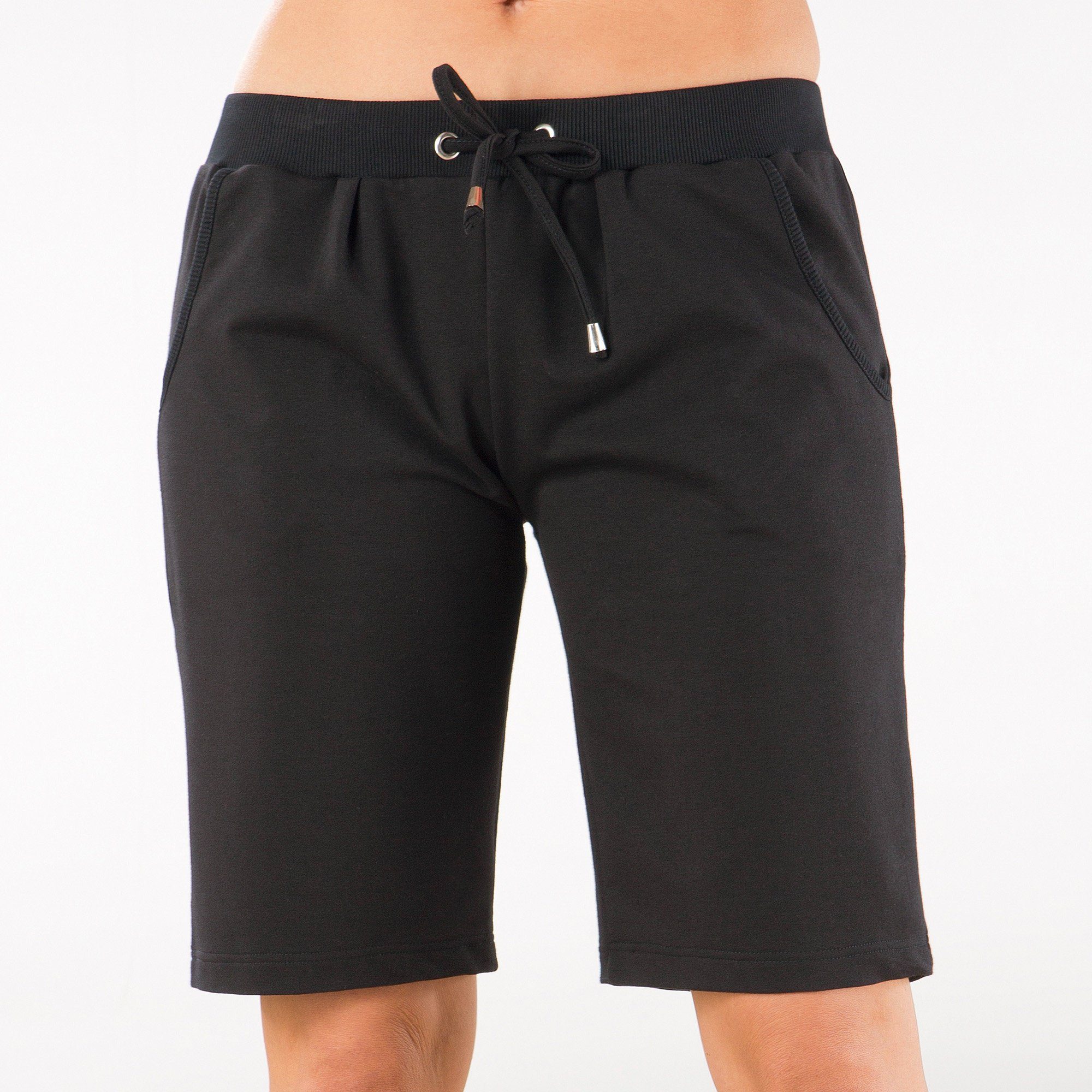 Erwin Müller Jogginghose Damen-Freizeithose kurz Uni