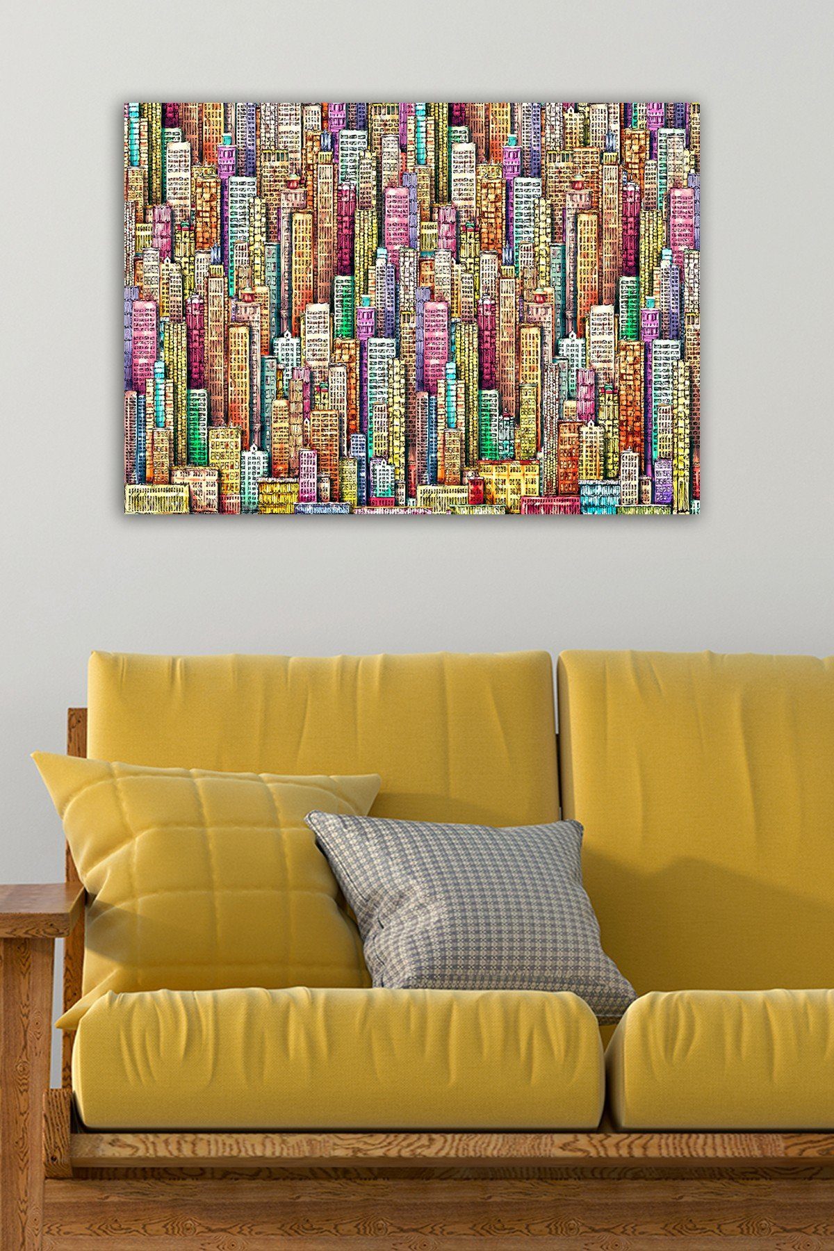 Wallity Leinwandbild TCR1622, Bunt, 50 x 70 cm, 100% Leinwand