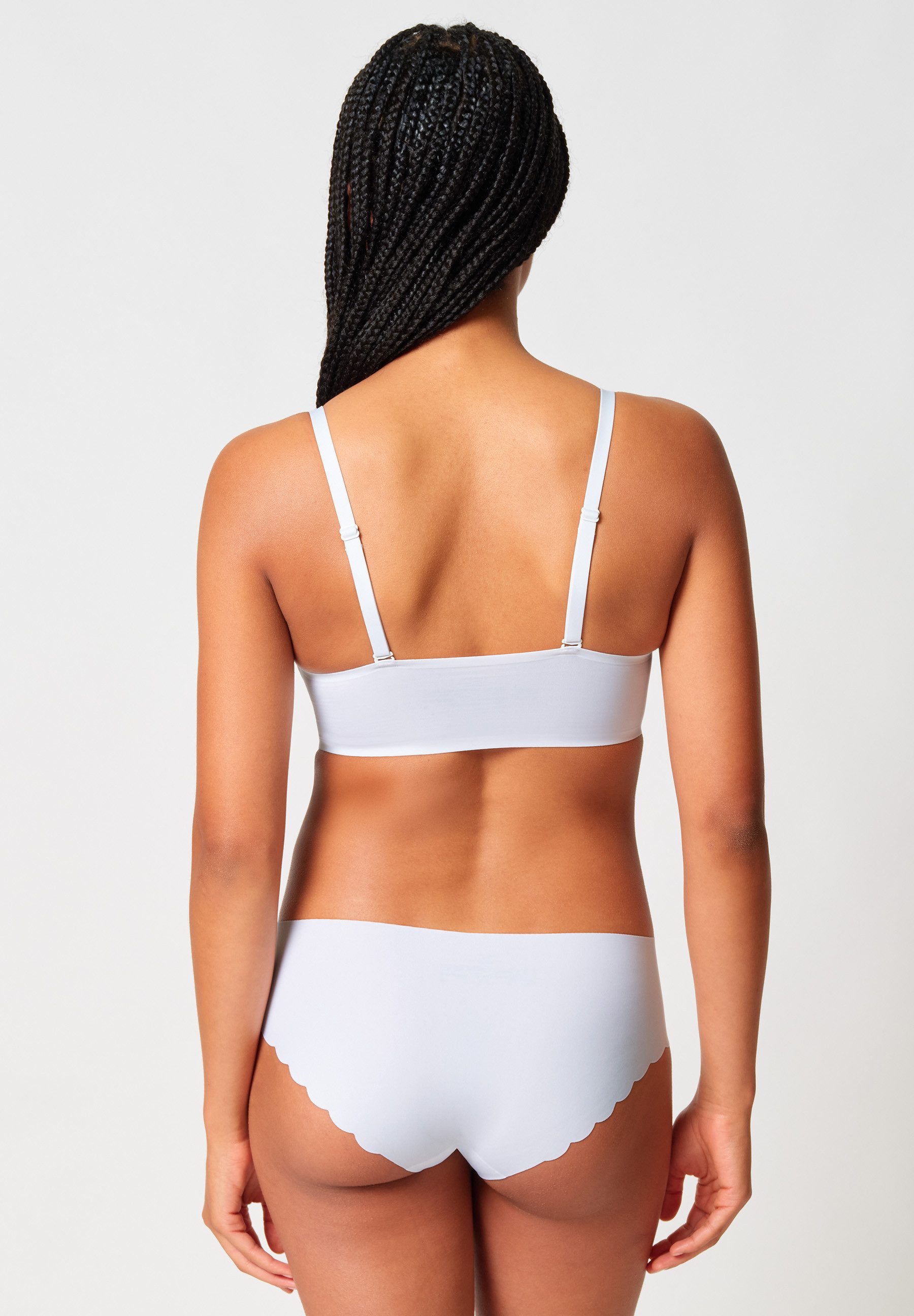 Skiny Bustier Sensation doppellagig, mit herausnehmbaren Pads, V-Ausschnitt