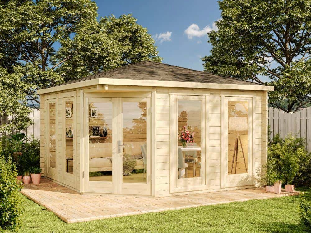 Alpholz Gartenhaus 5-Eck Maja ISO, BxT: ...