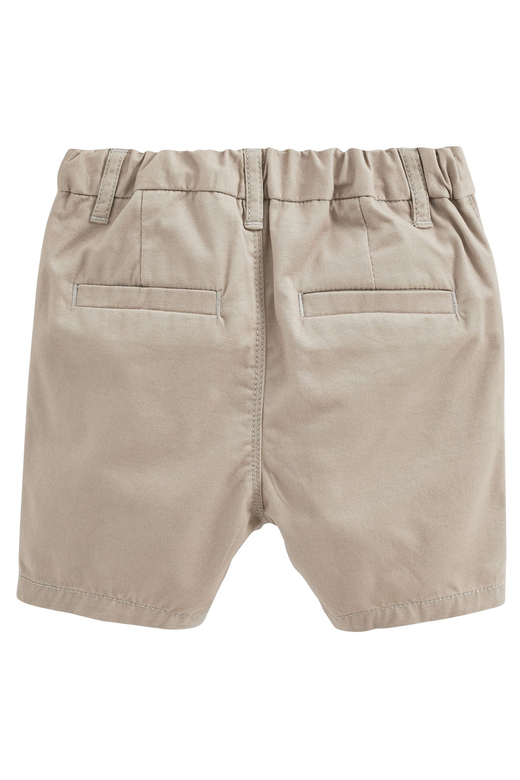 Navy Blue/Stone Chino-Shorts, Next Pack Natural 2er (2-tlg) Chinoshorts