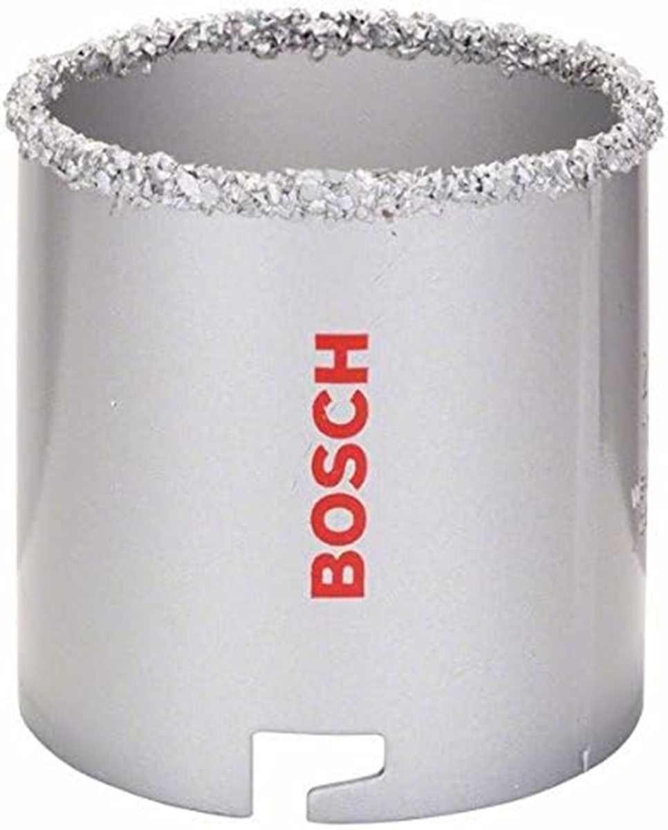 BOSCH Bohrfutter Bosch hartmetallbestreute Lochsäge (73 mm) für Stein und Fliesen