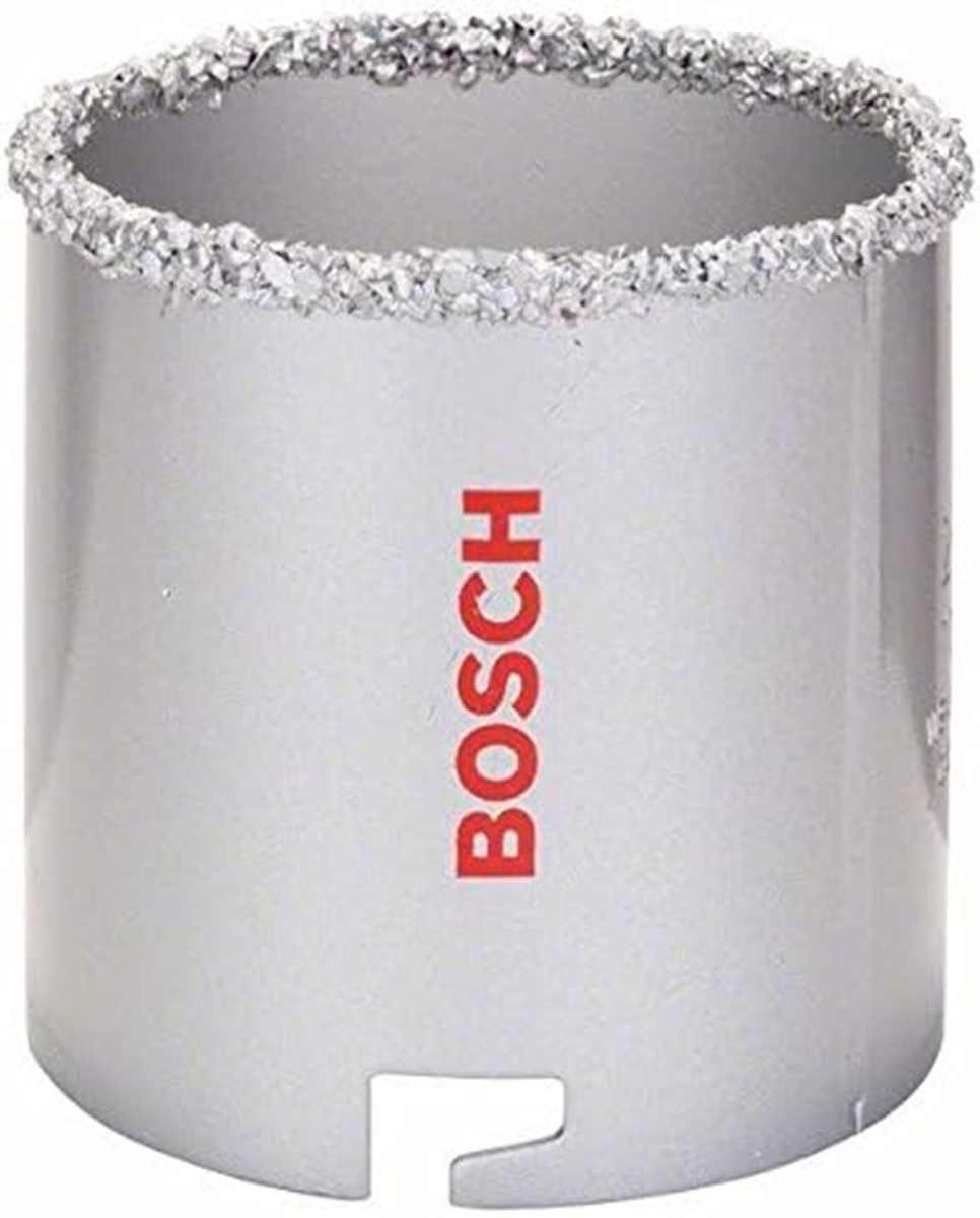 BOSCH Bohrer- und Bitset Bosch hartmetallbestreute Lochsäge (73 mm) für Stein und Fliesen