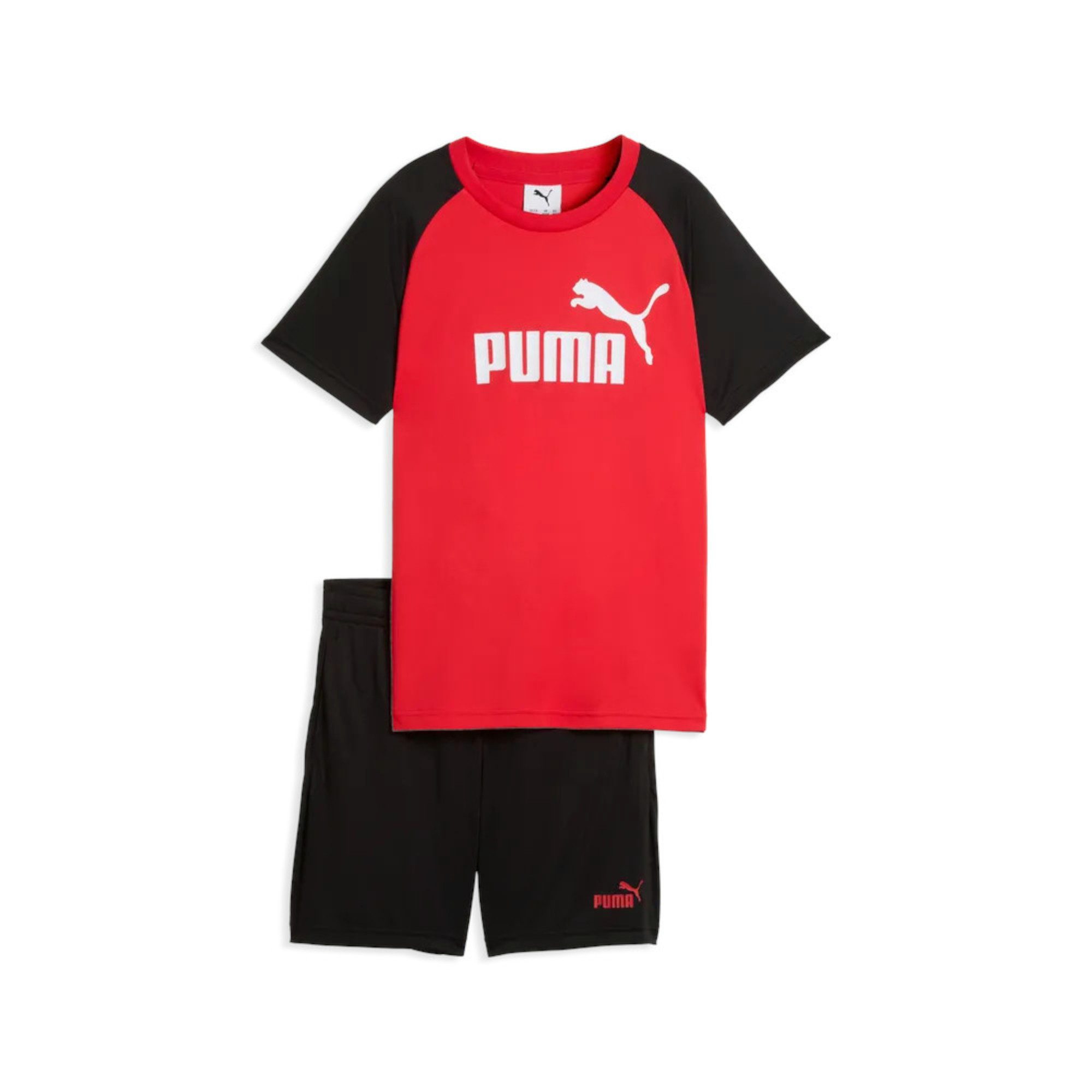PUMA T-Shirt Puma Kinder T-Shirt und Short Set ESS No.1 Logo Poly 686299
