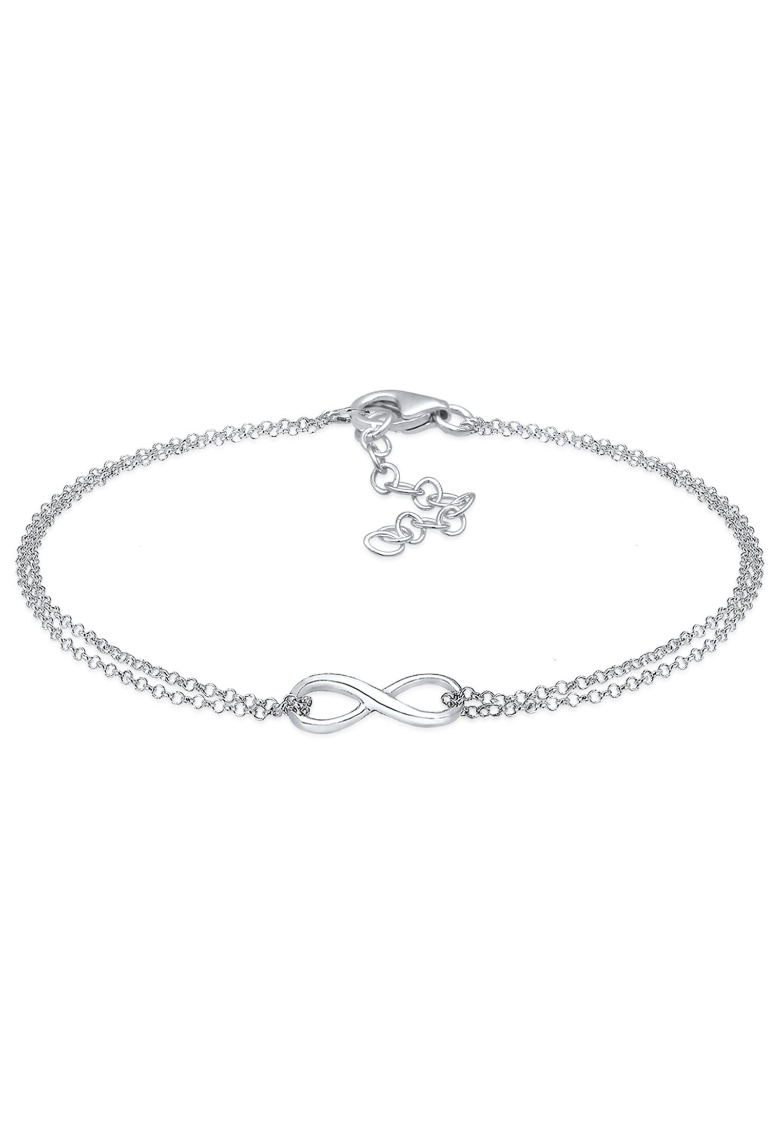 Symbol Love Silber, Armband Layer Elli Infinity Infinity Unendlichkeit