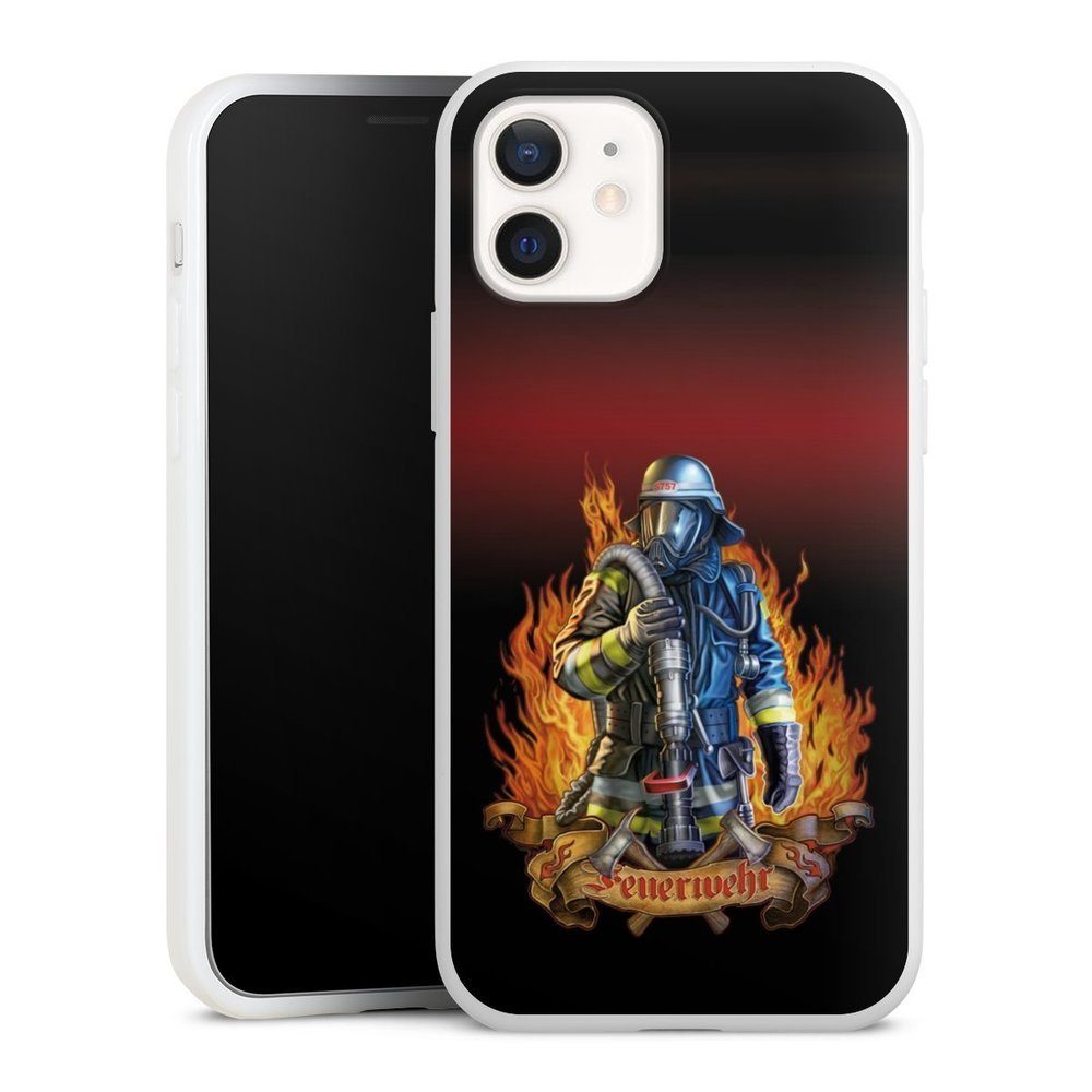 DeinDesign Handyhülle »Feuerwehrmann Feuerwehr Beruf Firefighter«, Apple  iPhone 12 Silikon Hülle Bumper Case Handy Schutzhülle online kaufen | OTTO