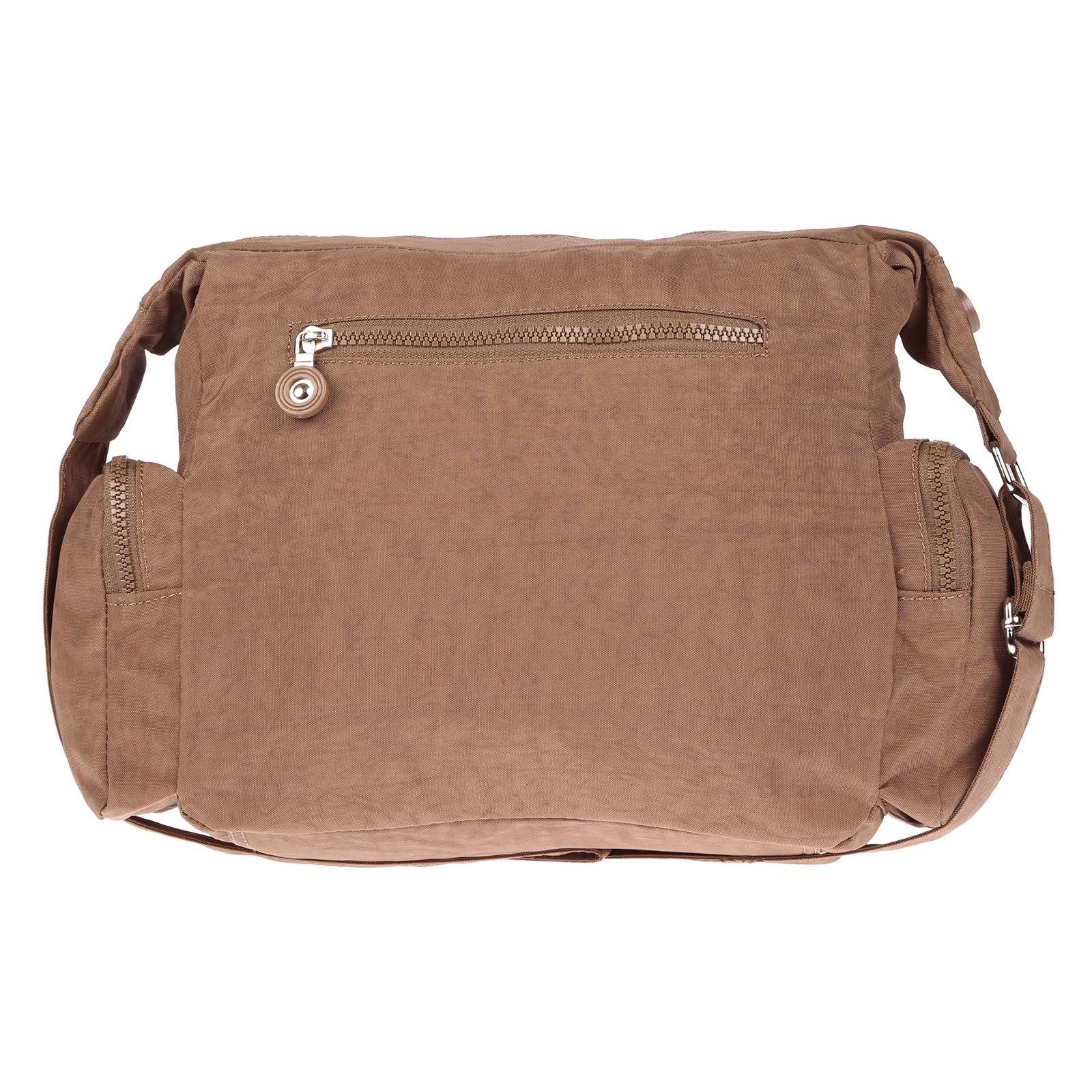 Christian Wippermann Umhängetasche Damen Handtasche Crinkle Nylon Umhängetasche Schultertasche Tasche (1 tlg)