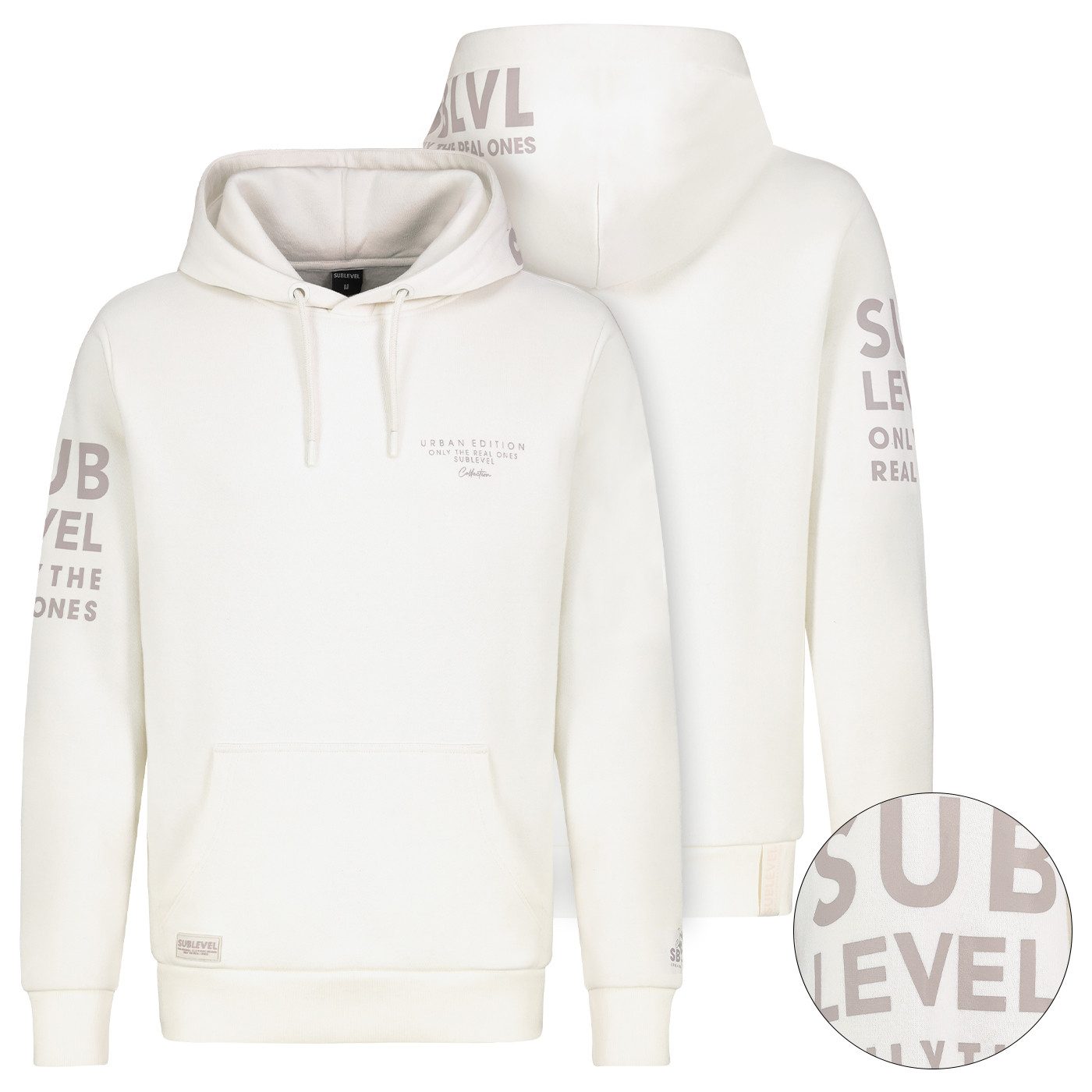SUBLEVEL Hoodie Herren Sweatshirt Hoodie Sweater Kapuzenpullover Übergangs günstig online kaufen