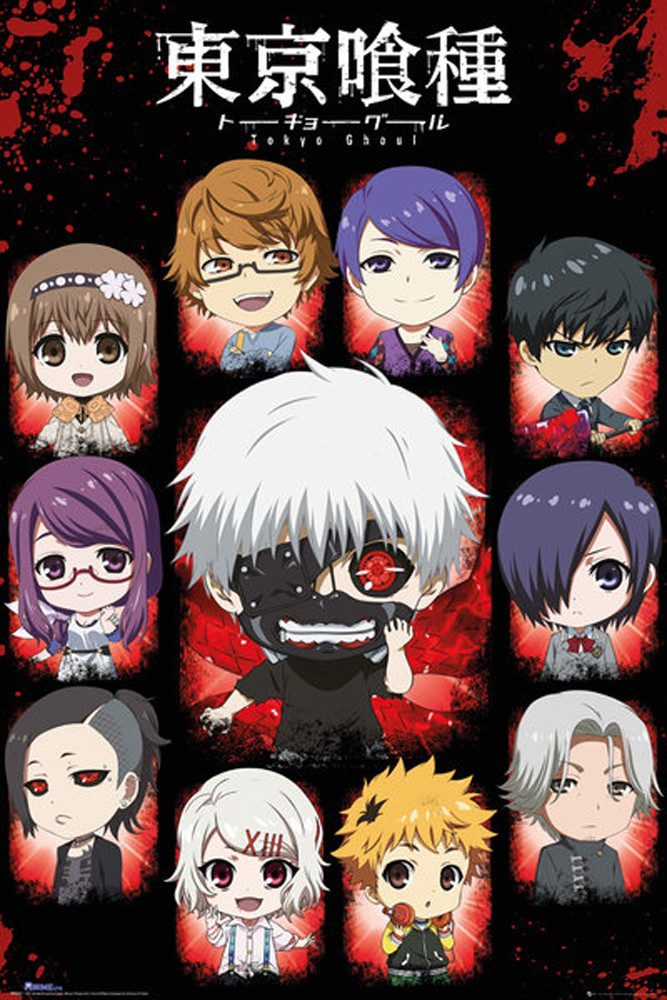 Poster Tokyo Ghoul - Poster - Chibi Characters