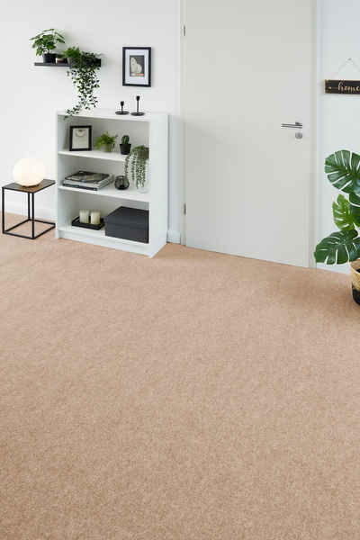 Teppichboden Nadelfilz Milo, Andiamo, rechteckig, Höhe: 3 mm, Uni Farben, Breite 100 cm oder 200 cm, strapazierfähig, Wohnzimmer