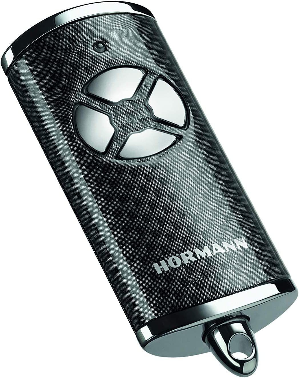 Hörmann GaragentorFunkempfänger HSE4 868BS Hochglanz Chrom Carbon Fernbedienung, Hörmann