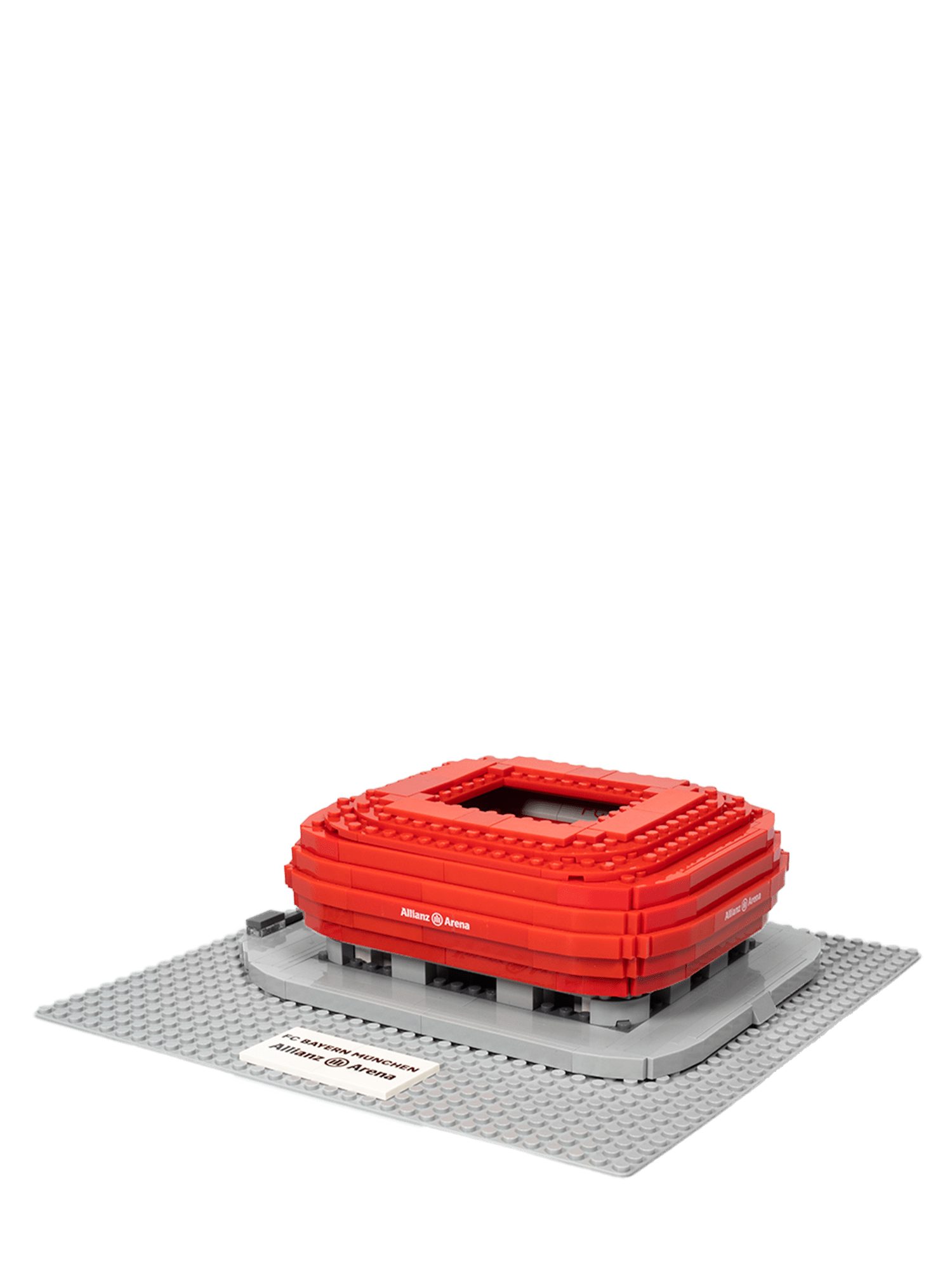 FC Bayern München Spiel FC Bayern München I Klemmbausteine Arena I Kinder I Bauspielzeug I Rot