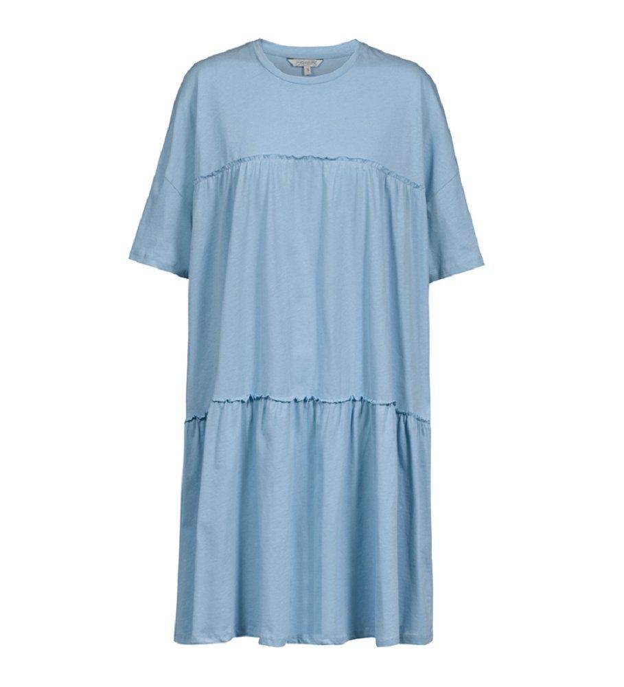Herrlicher Jerseykleid Eleanor Jersey Dress Baumwolle, Passform: 100% Rundhals, Oversized Peached