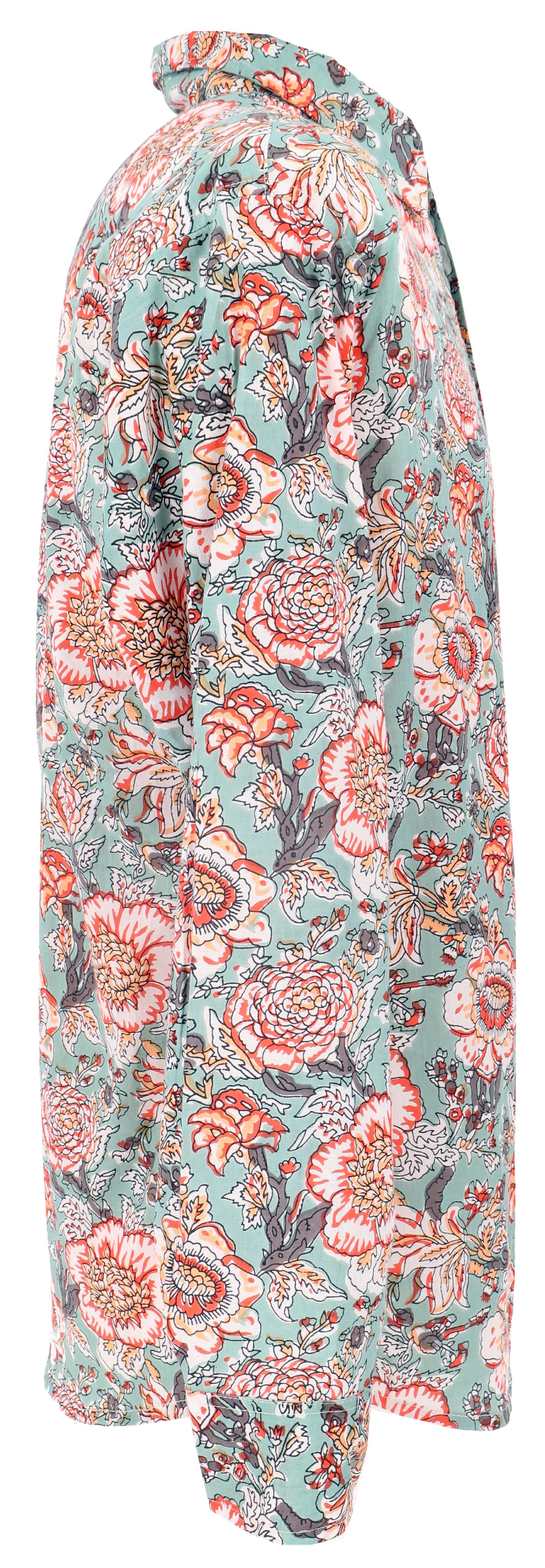 Guru-Shop Hemd & Shirt Bedrucktes Hemd, Freizeithemd, Baumwollhemd -.. Ethn günstig online kaufen