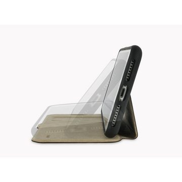 KMP Creative Lifesytle Product Handyhülle Bookcase für iPhone 8 Plus Black 5,5 Zoll