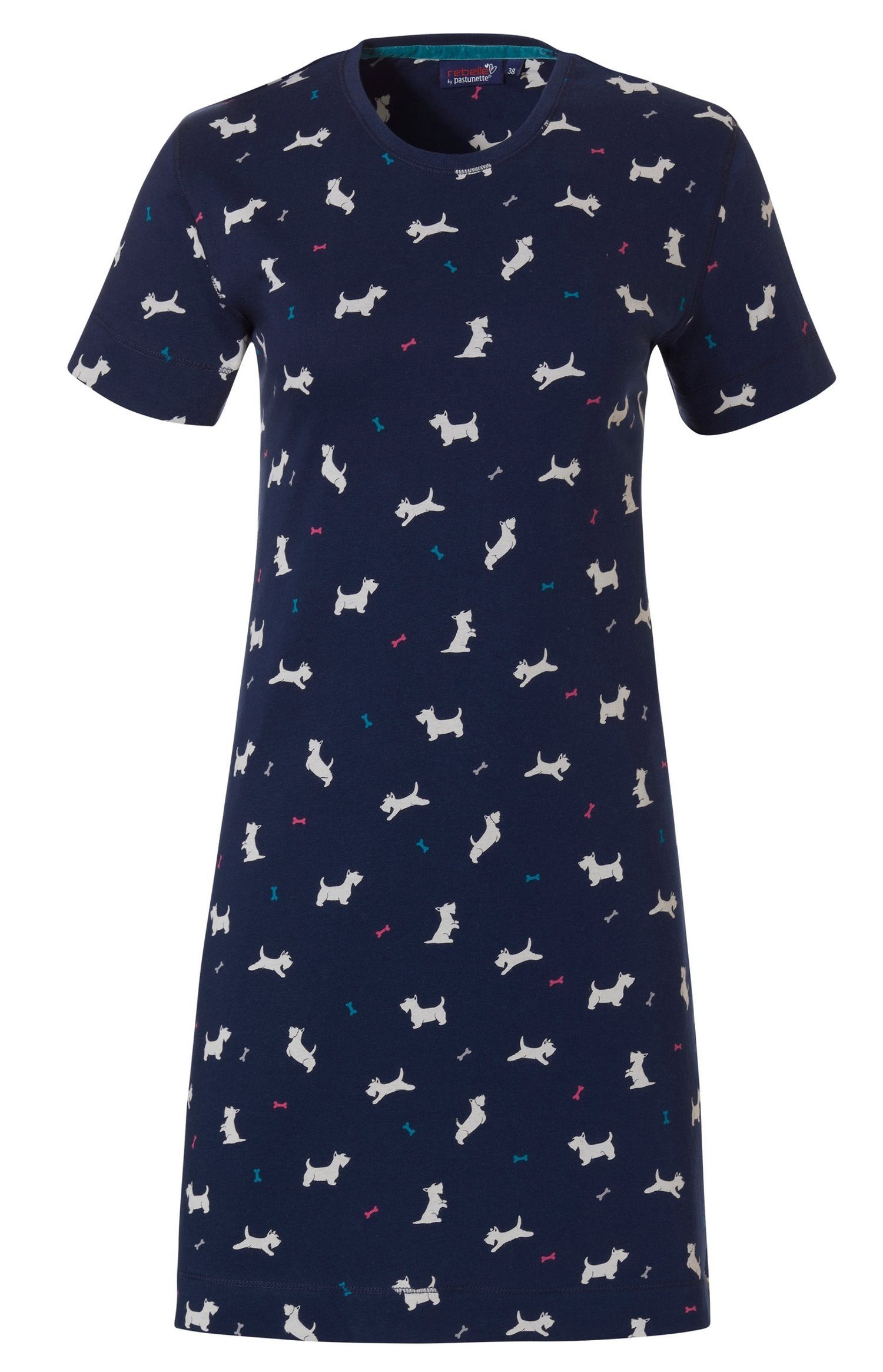 Rebelle Nachthemd Rebelle Damen Schlafshirt Hunde günstig online kaufen