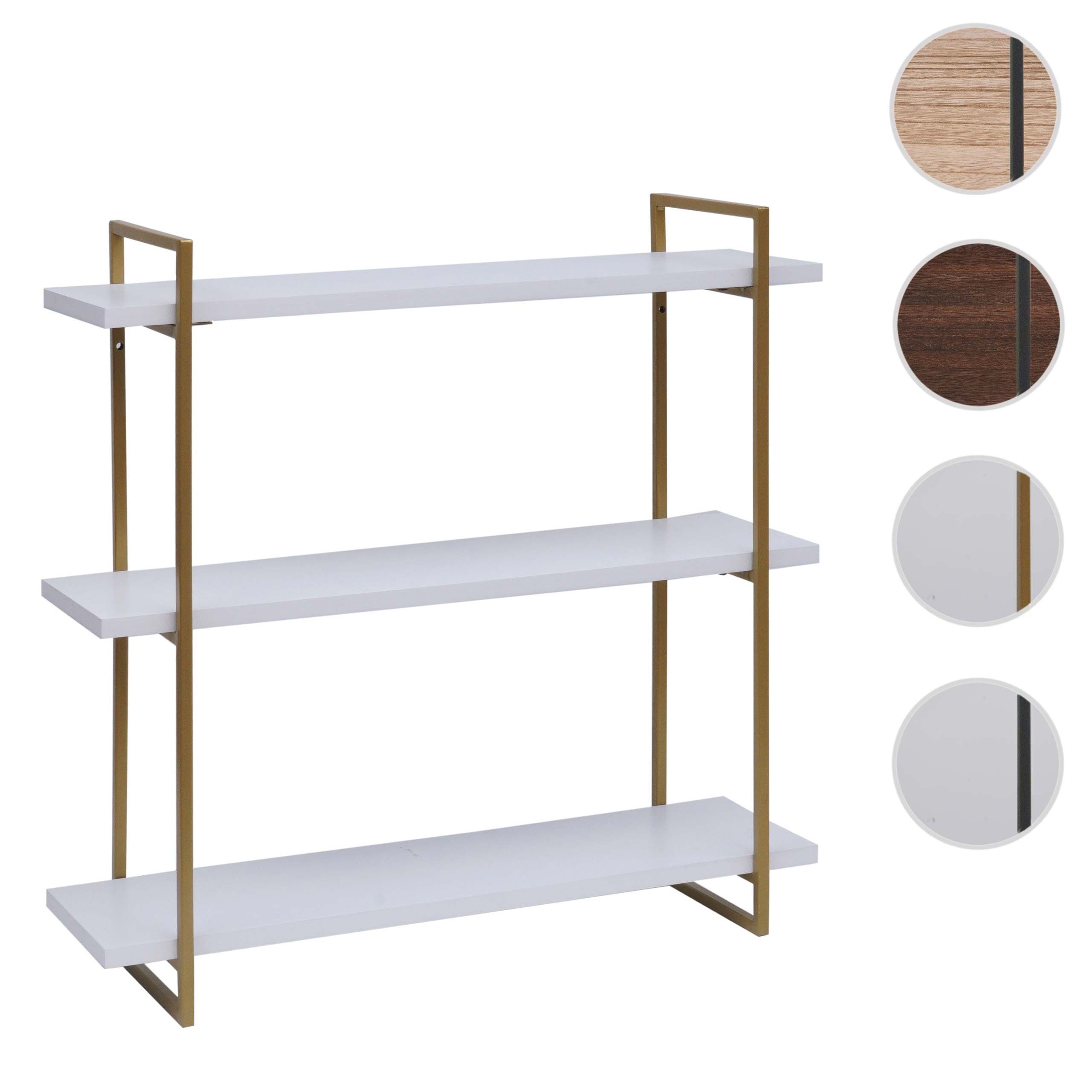 MCW Wandregal MCW-K78-W, Drei Regalböden, Industriedesign günstig online kaufen