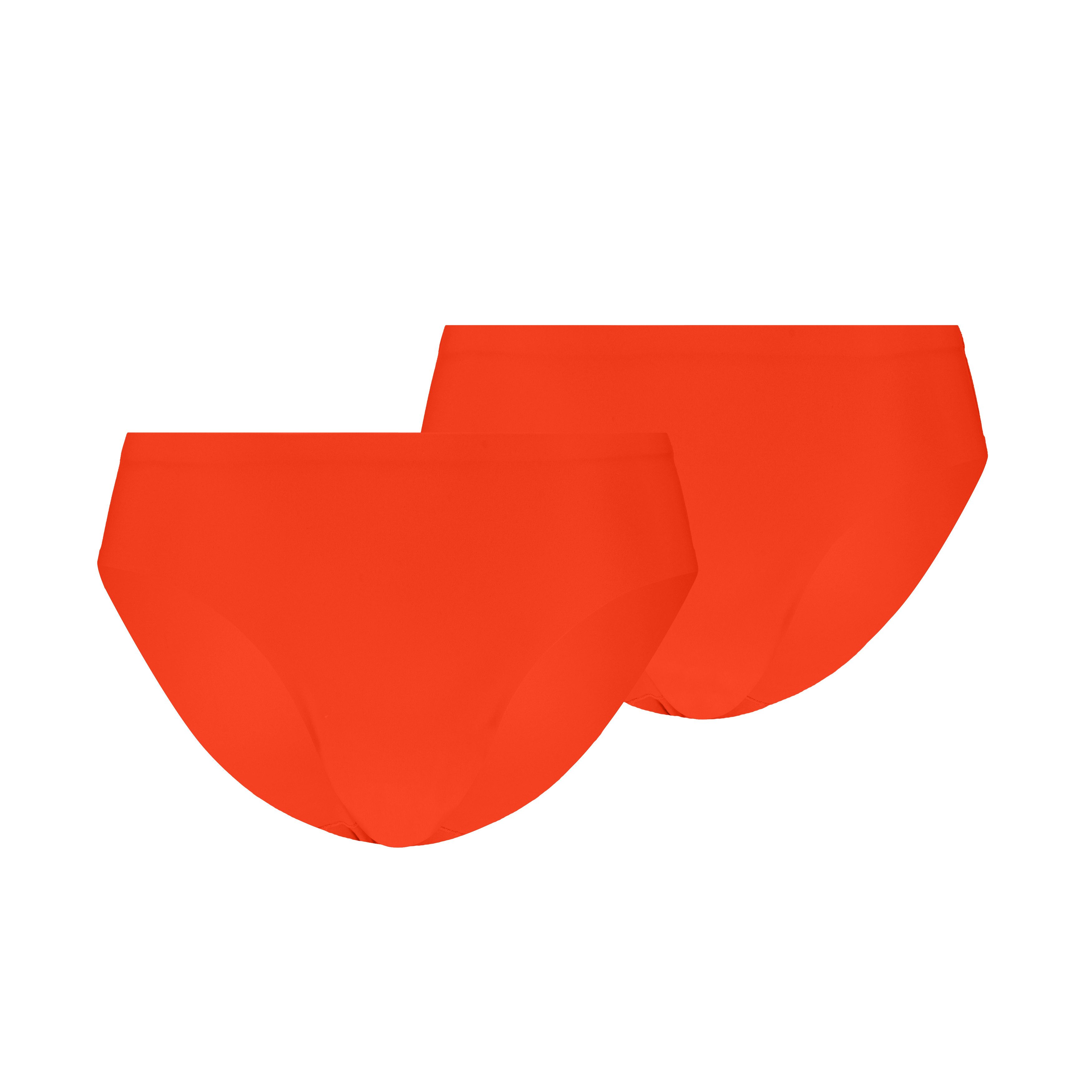 PUMA Slip PUMA WOMEN MICROFIBER BRIEFS 2P (2er Pack) im Mid-Rise Design, mit elastischem Bund