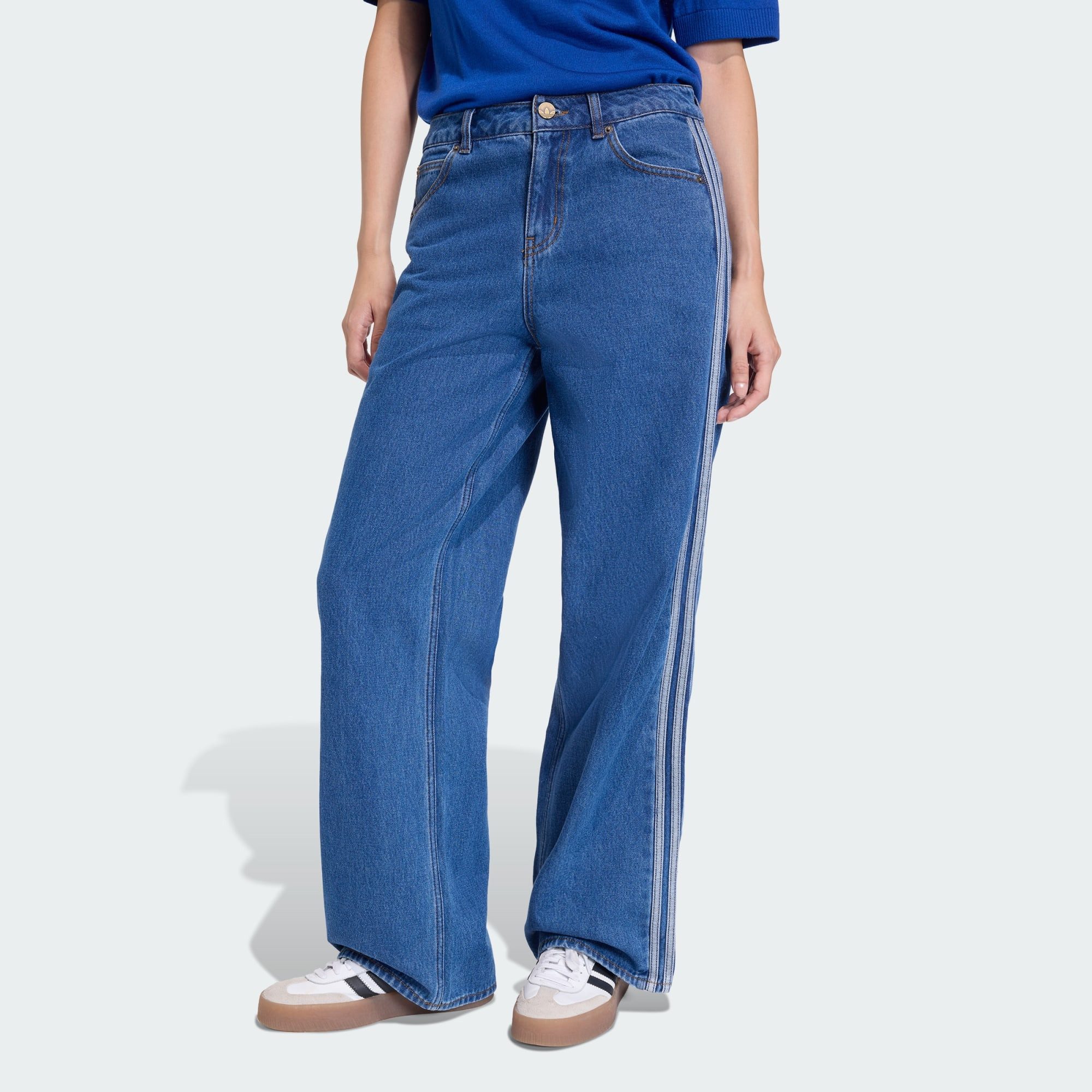 adidas Originals Latzjeans FIREBIRD DENIM TRAININGSHOSE (1-tlg)