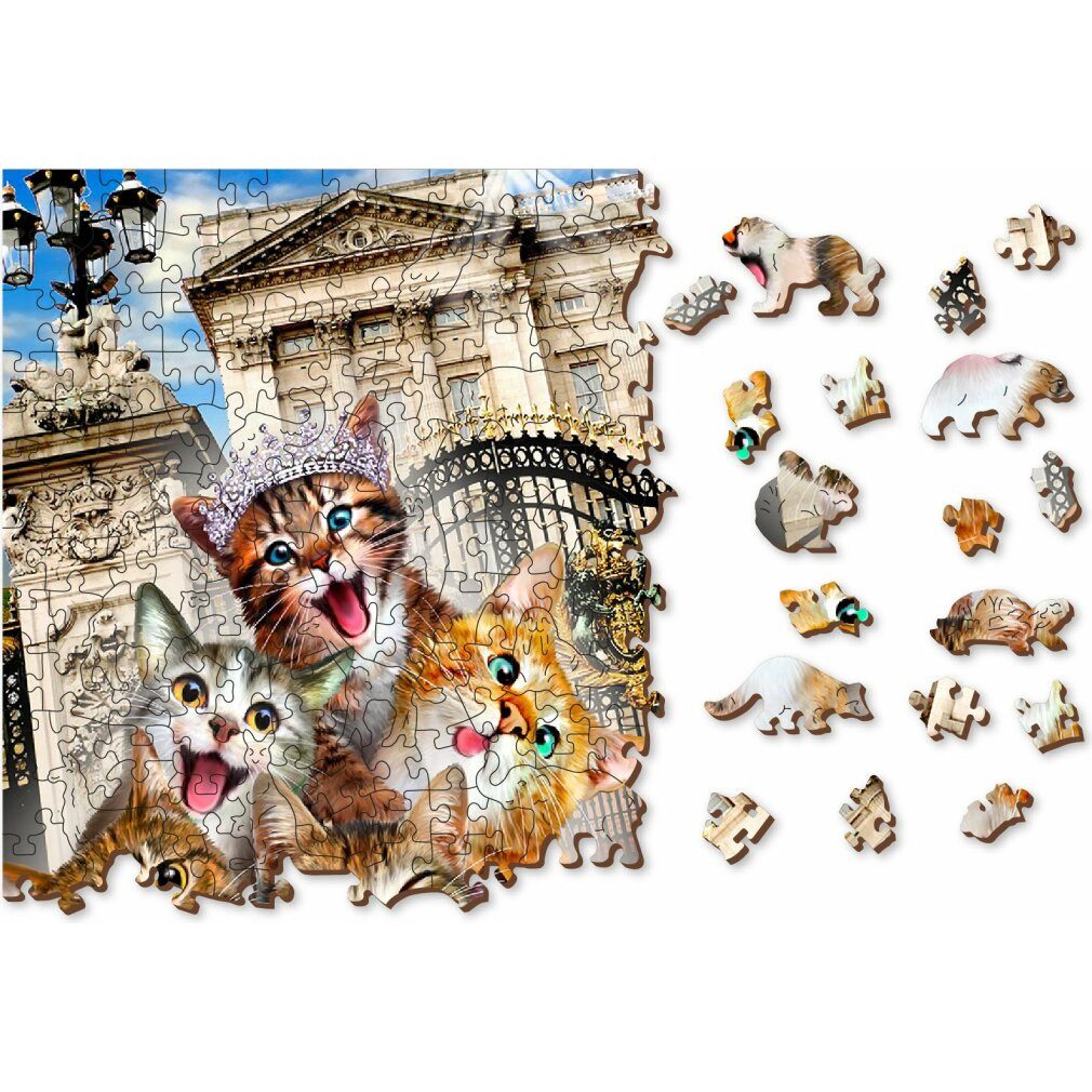 Wooden City Puzzle Holzpuzzle Pferde in London 200 Teile, Puzzleteile