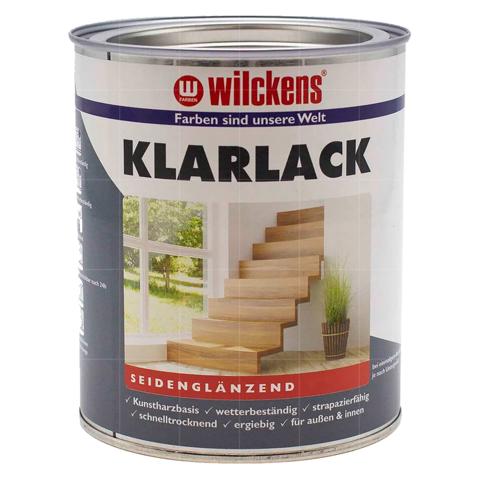 Wilckens Farben Klarlack Klarlack seidenglänzend - 0.75 Liter