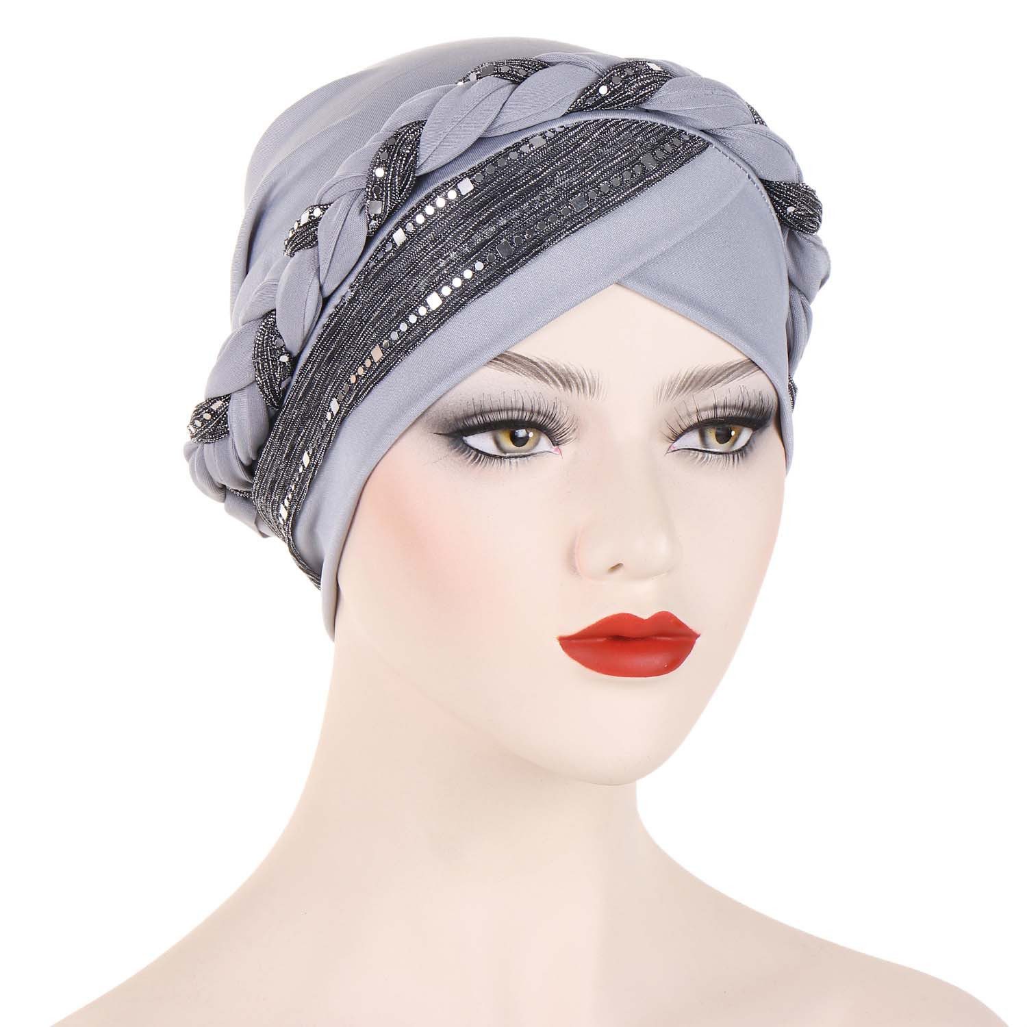 Zaewry Kopftuch Chemo Turban für Damen, Kopfbedeckung Beanie Mütze