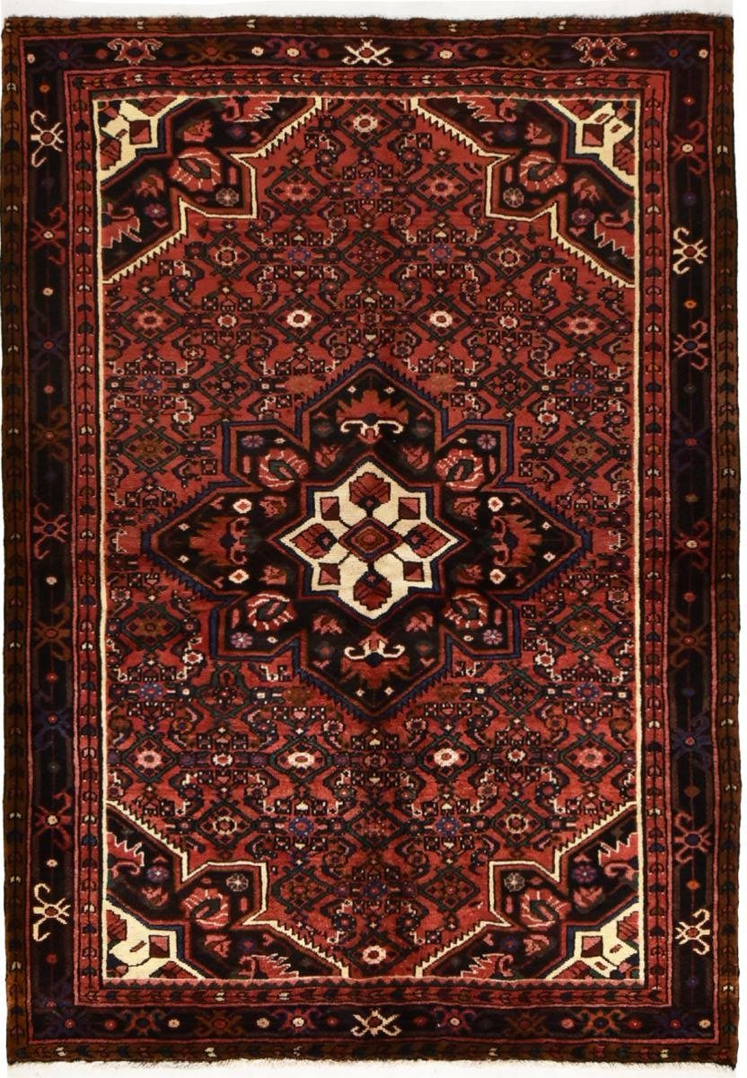 Orientteppich Handgeknüpfter / Höhe: Nain Hosseinabad 12 Trading, mm Perserteppich, 150x215 rechteckig, Orientteppich
