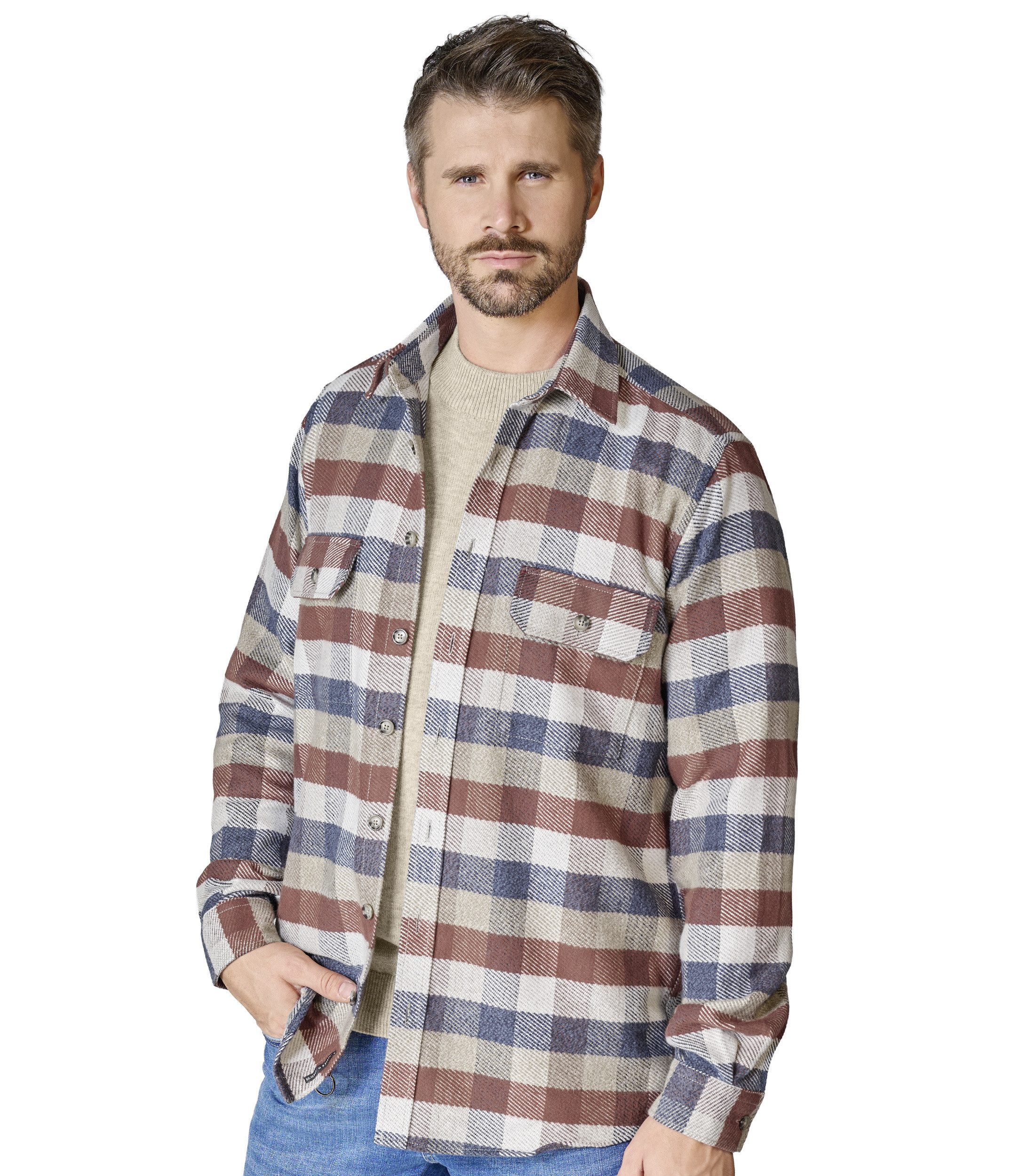 CASAMODA Hemdjacke CASAMODA Hemdjacke kariert