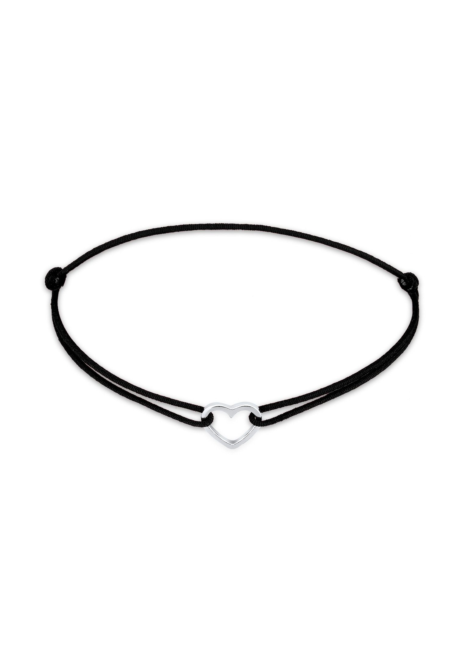 Elli Armband Herz 925 Sterling Silber (kein Set, 1-tlg), Herz