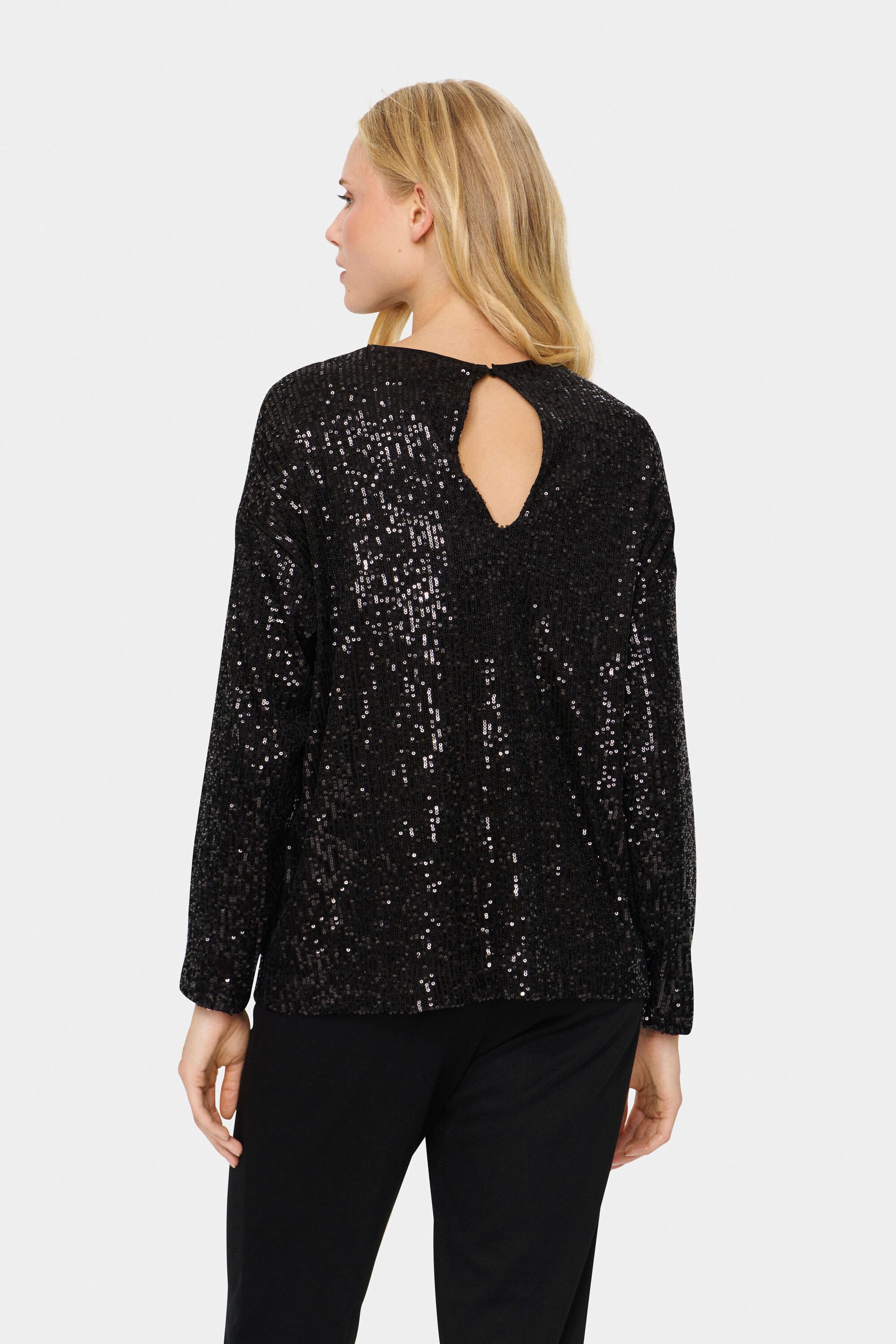 Saint Tropez Langarmbluse Langarm-Bluse ReyanaSZ