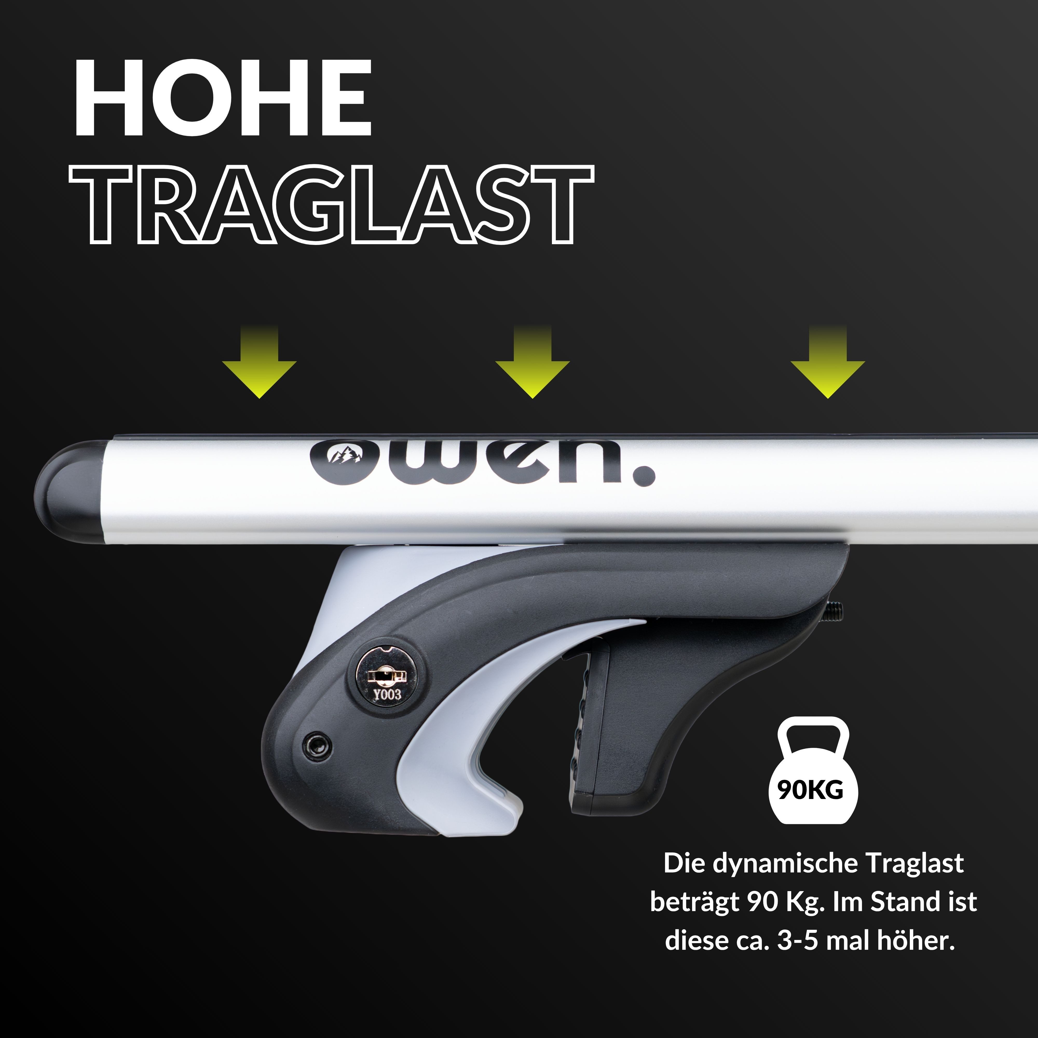 OWEN Dachträger Owen 5.0 für offene Reling – Bild 5 von 5