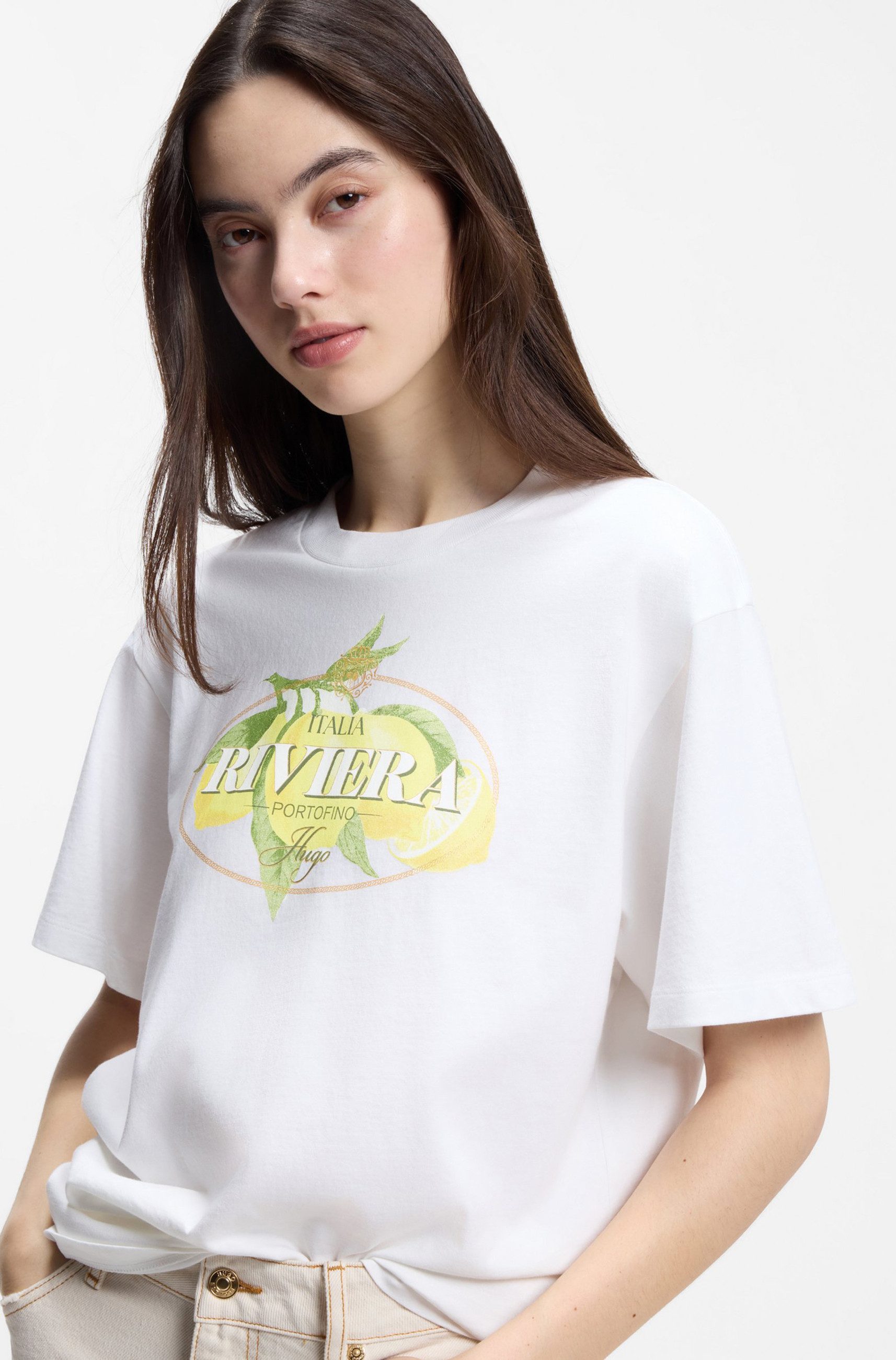 HUGO T-Shirt Vintage (1-tlg)