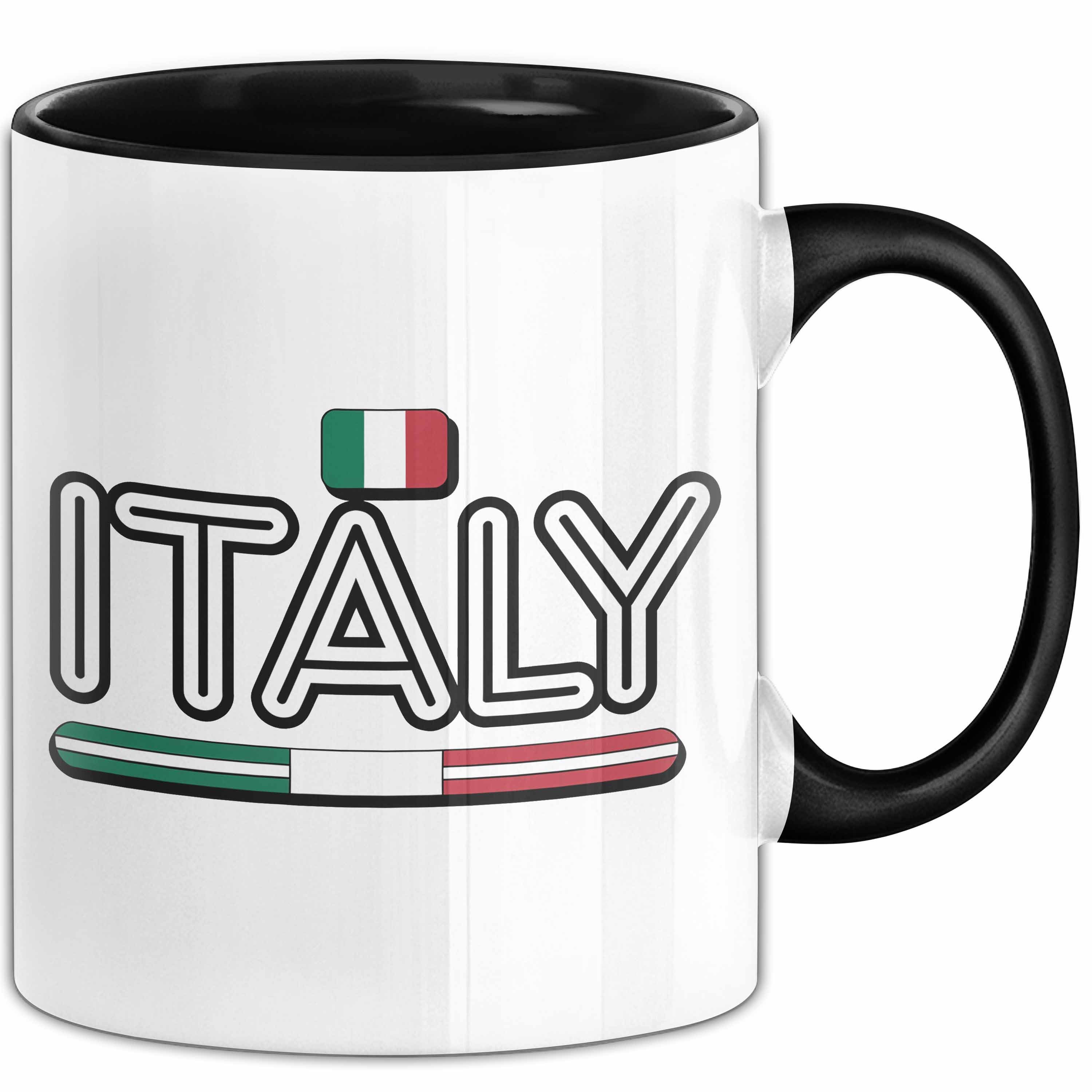 Trendation Tasse Italien Italien Karte Tasse Geschenk Lustige Geschenkidee Spruch Itali, Keramik