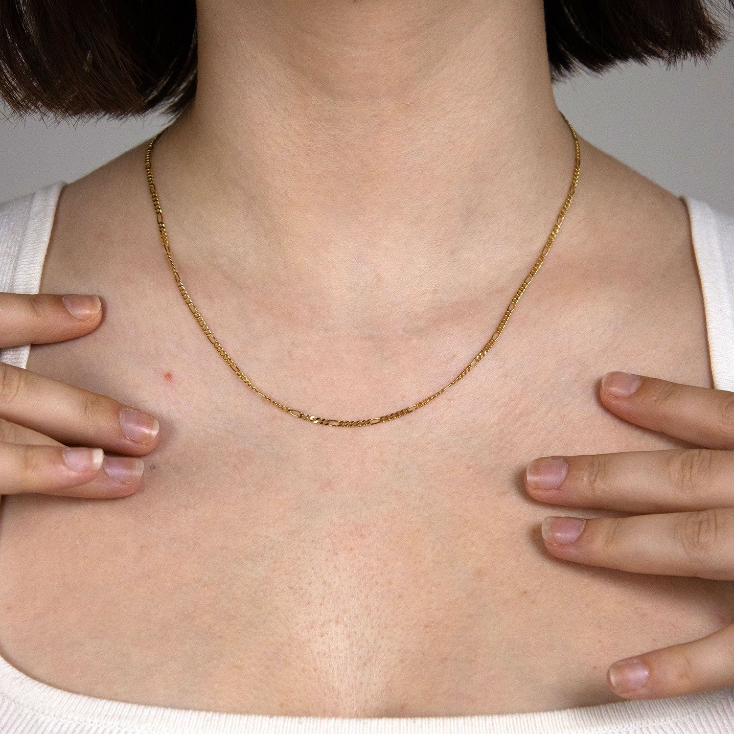 HOPLO Goldkette Goldkette Figarokette Halskette 1,9 günstig online kaufen
